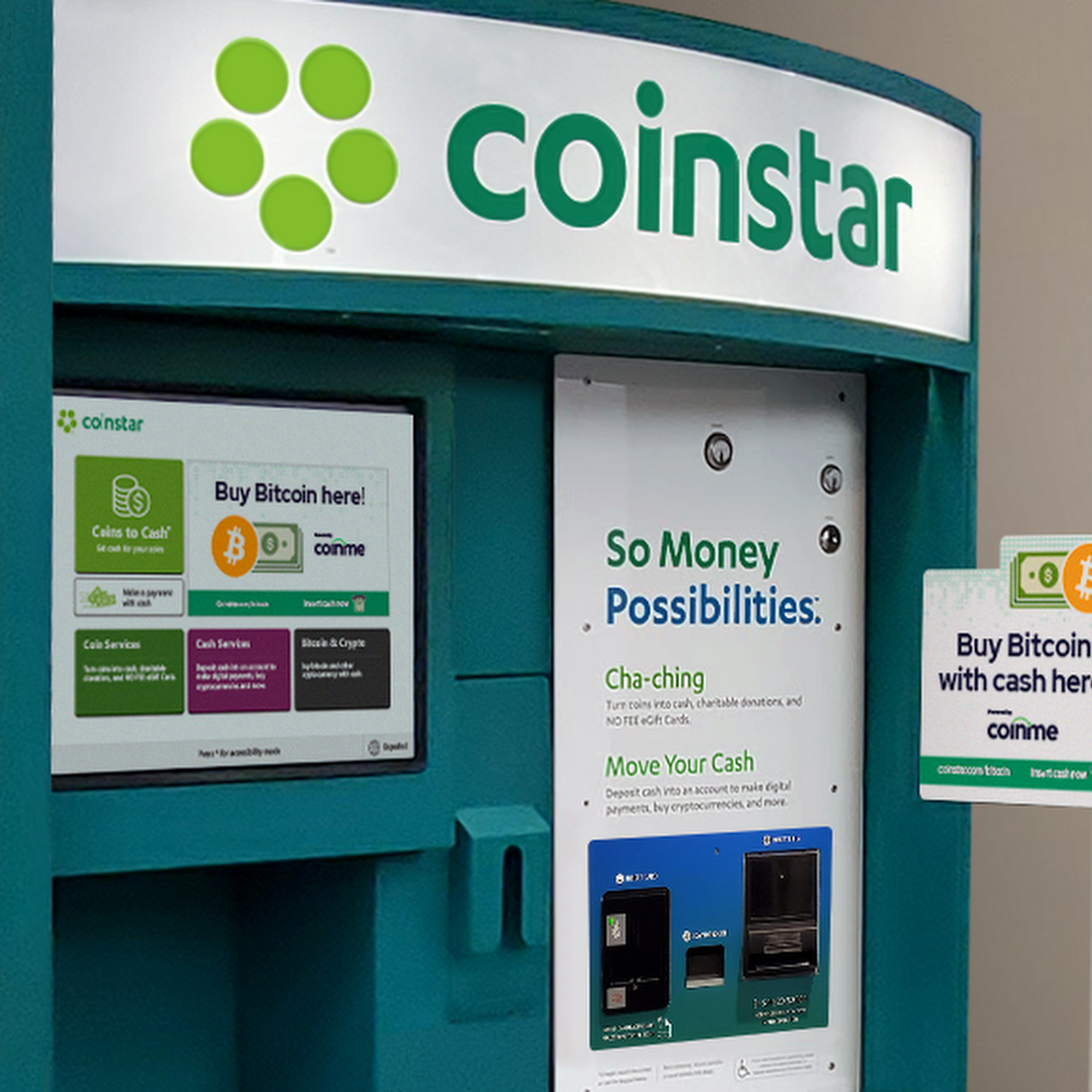 Coinstar Kiosk | Bitcoin ATM Presque Isle