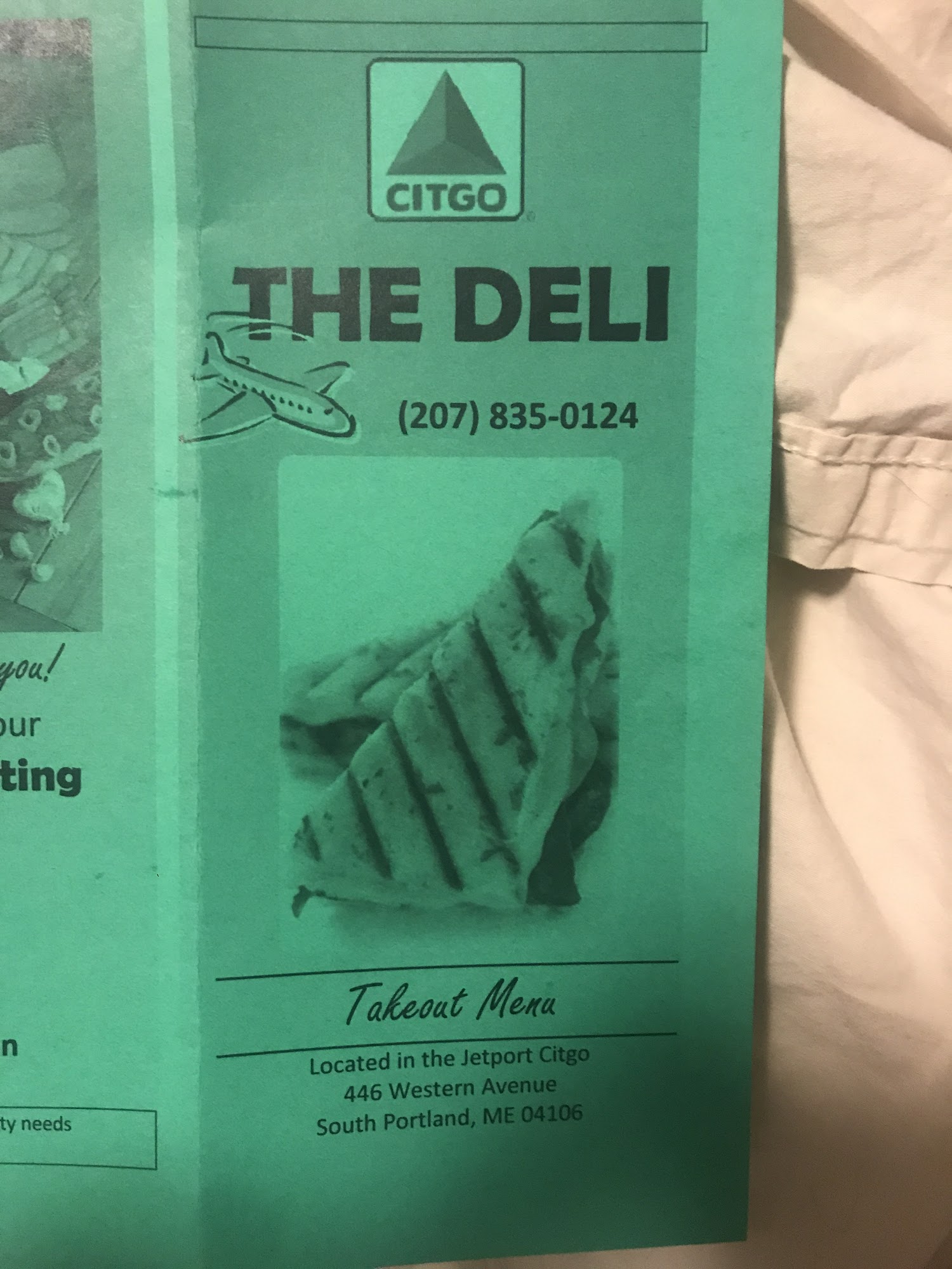 The Deli at Citgo Menu