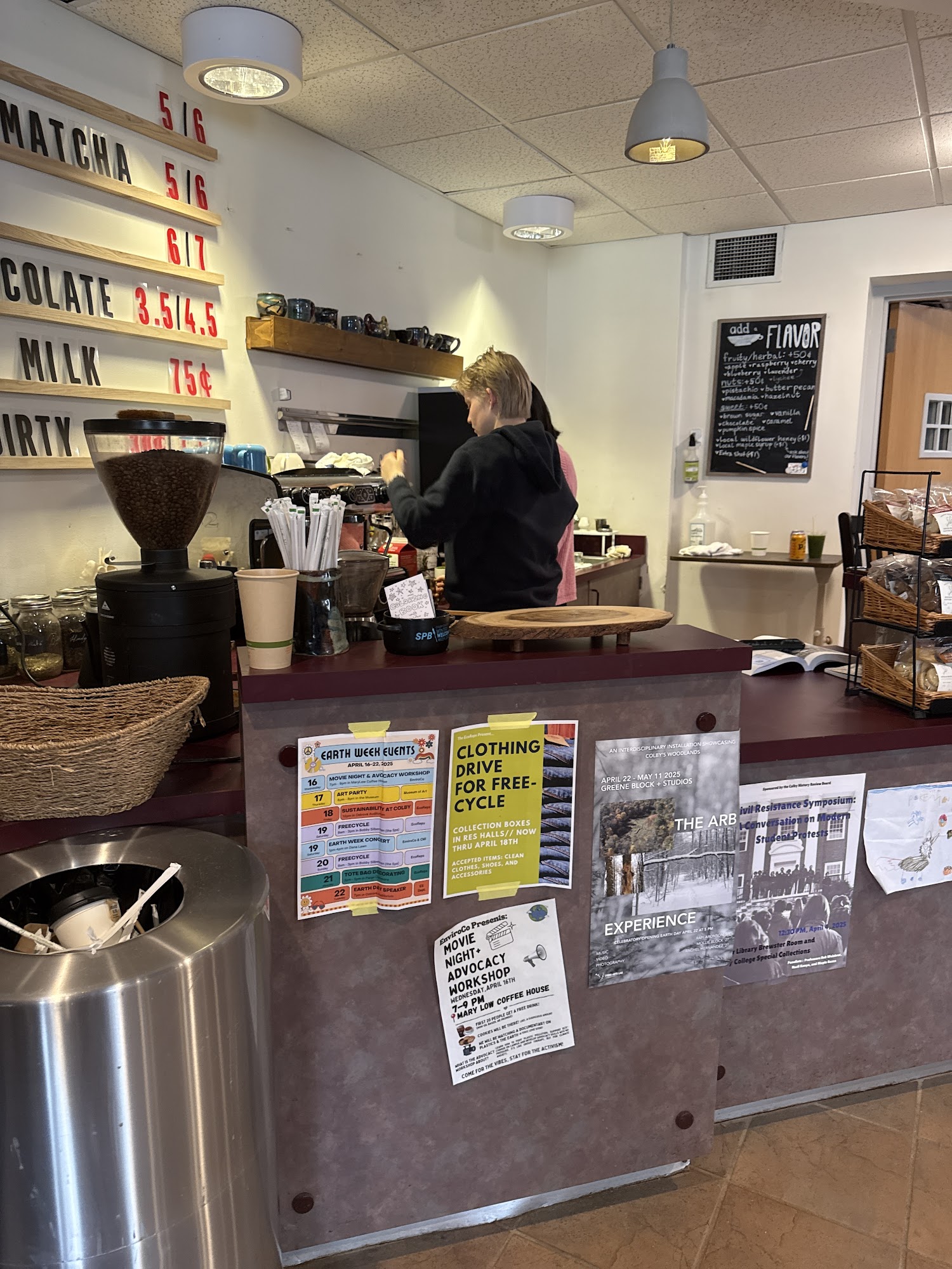 Mary Low Coffeehouse Menu