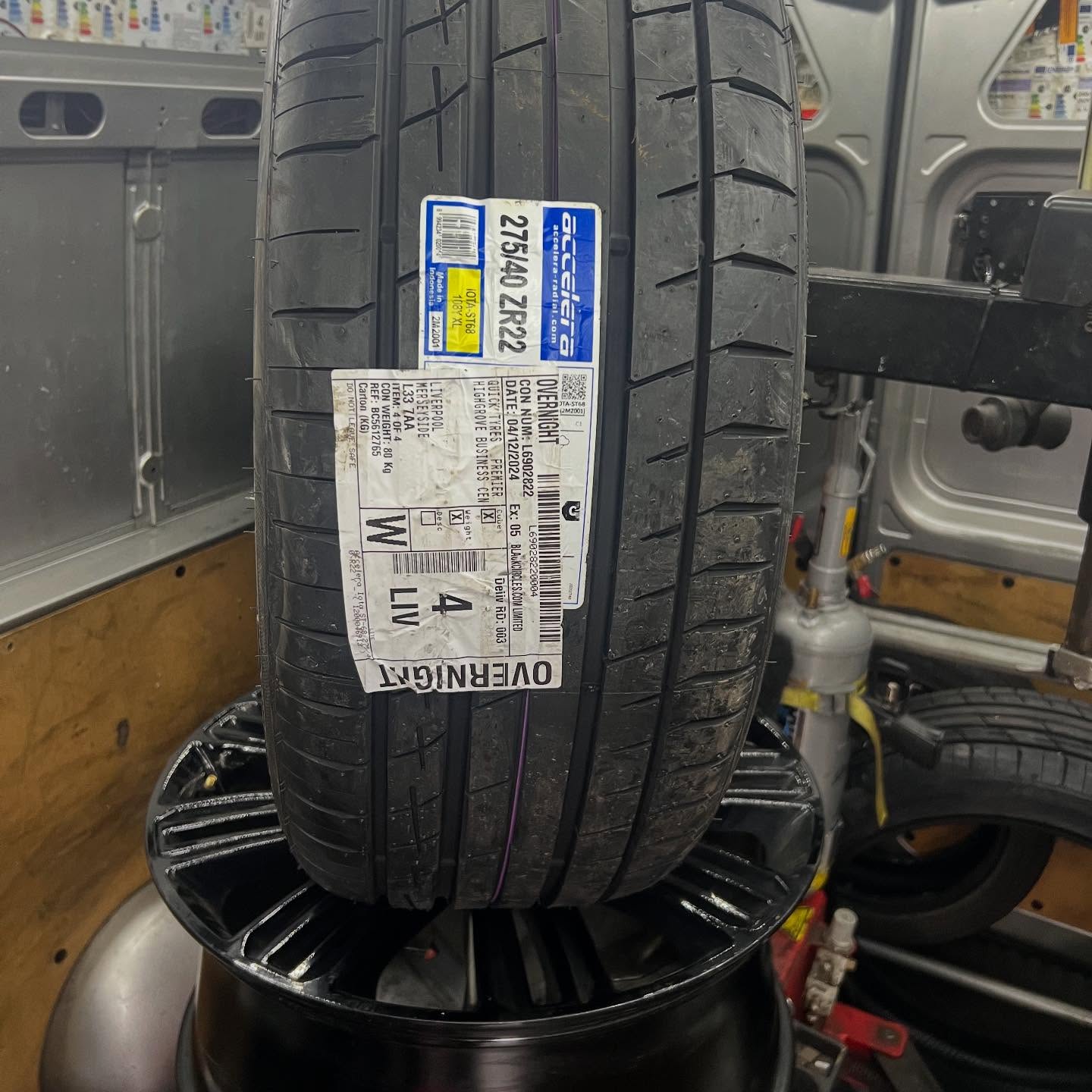 Quick Tyres Kirkby Liverpool & 24/7 mobile tyre fitting service