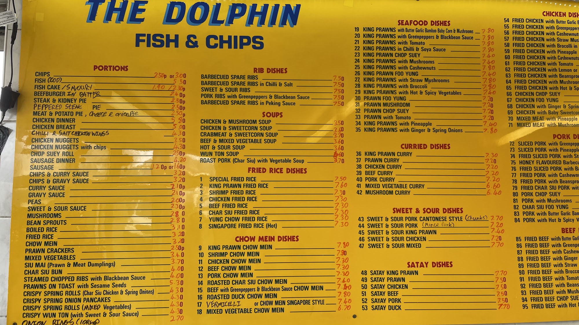 The Dolphin fish and chip shop 17 Shaw St, Hoylake, Wirral