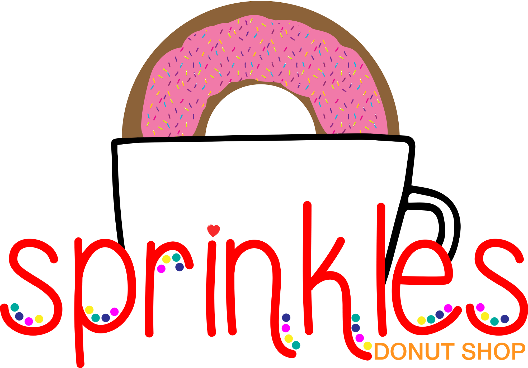 Sprinkles Donut Shop Menu