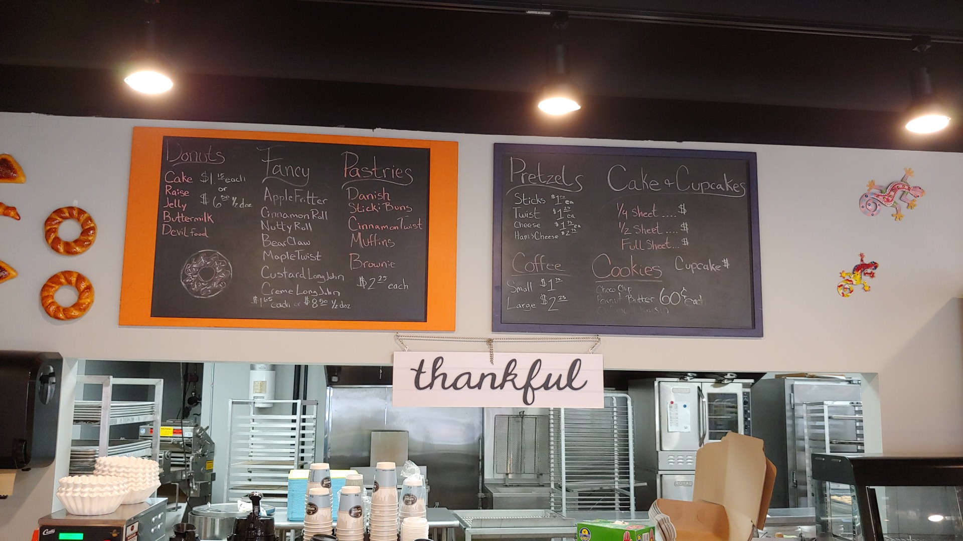 DJ’s Bakery Menu