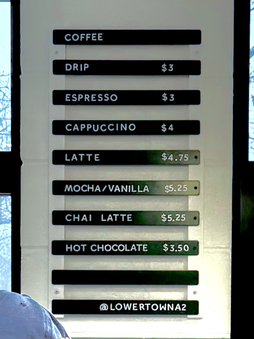 Lowertown Bar & Cafe Menu