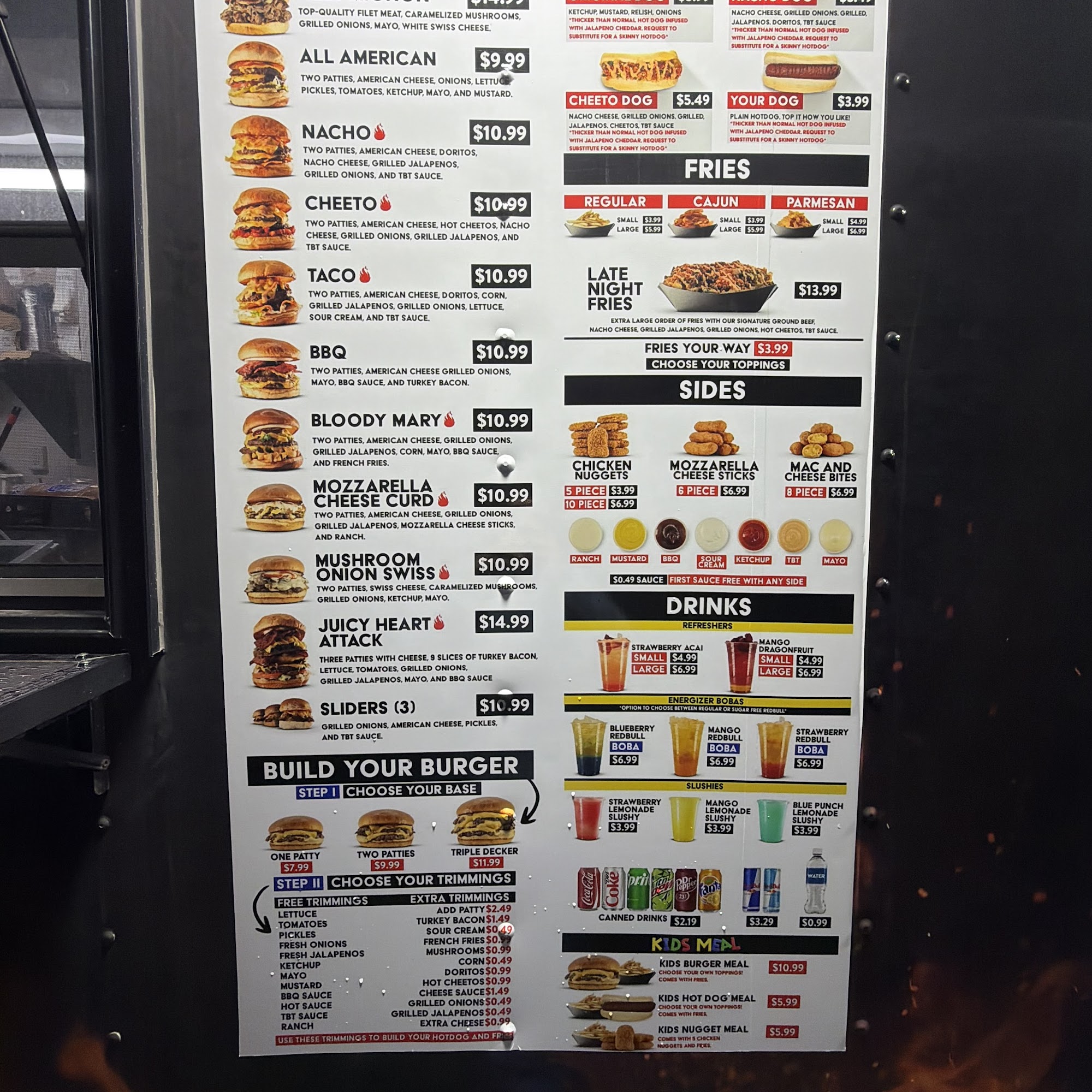 The Burger Truck Ann Arbor Menu