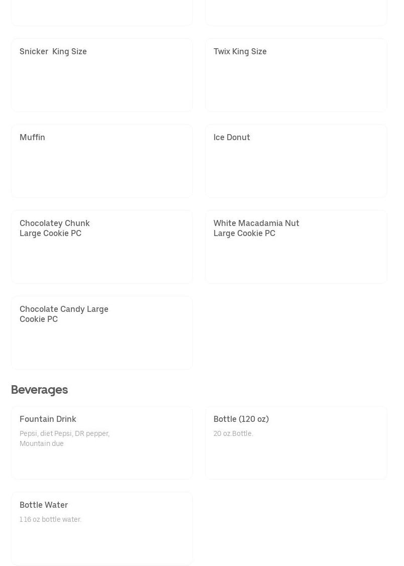 Chester's Chicken On The Run Menu