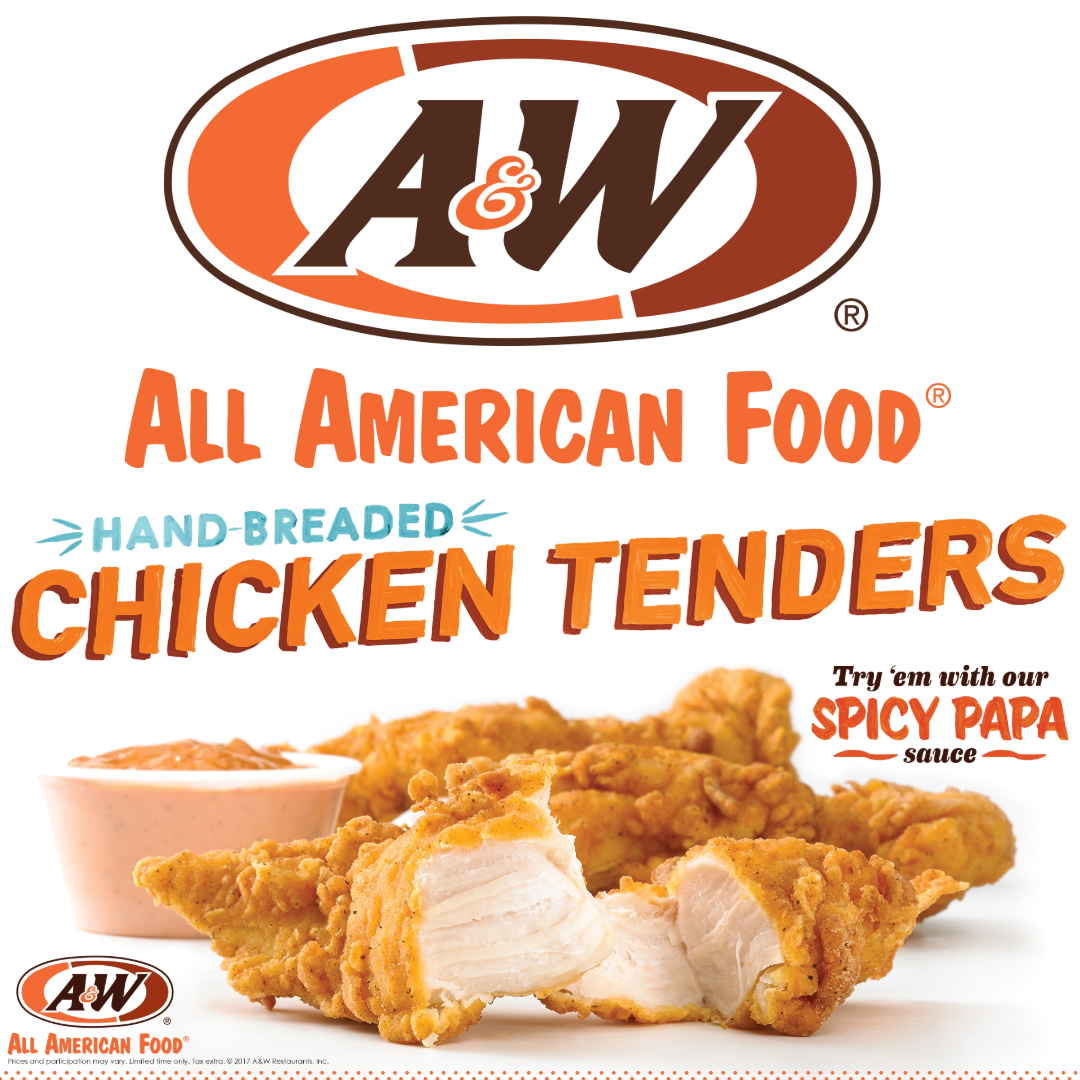 A&W Restaurants Menu