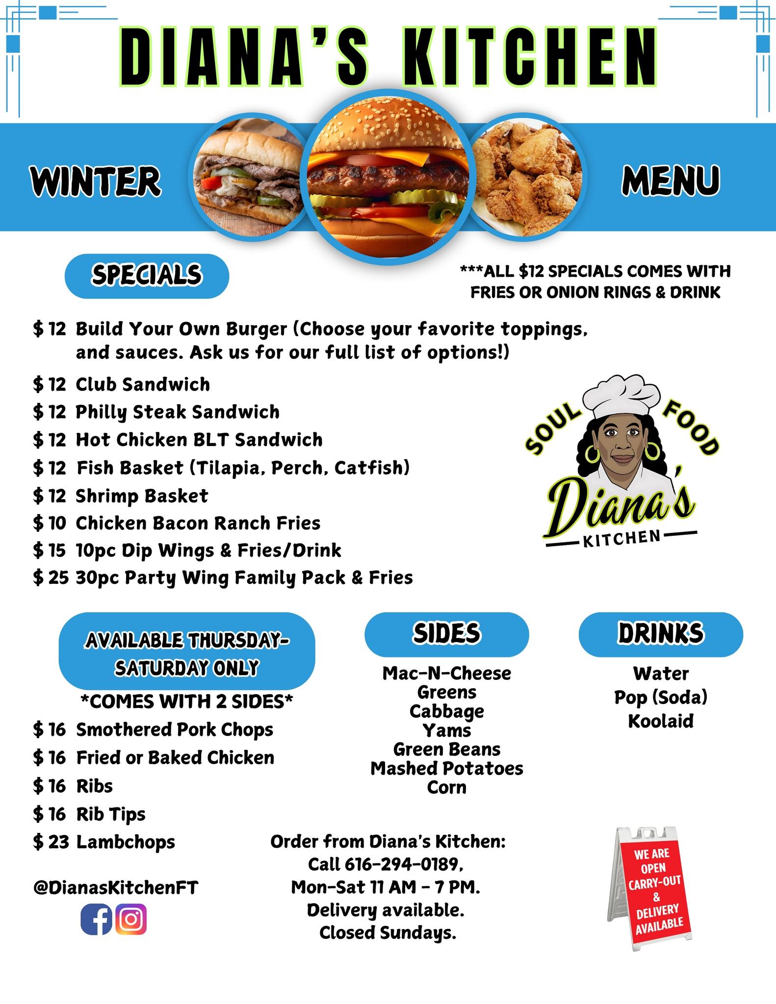 NEICY'S KITCHEN Menu