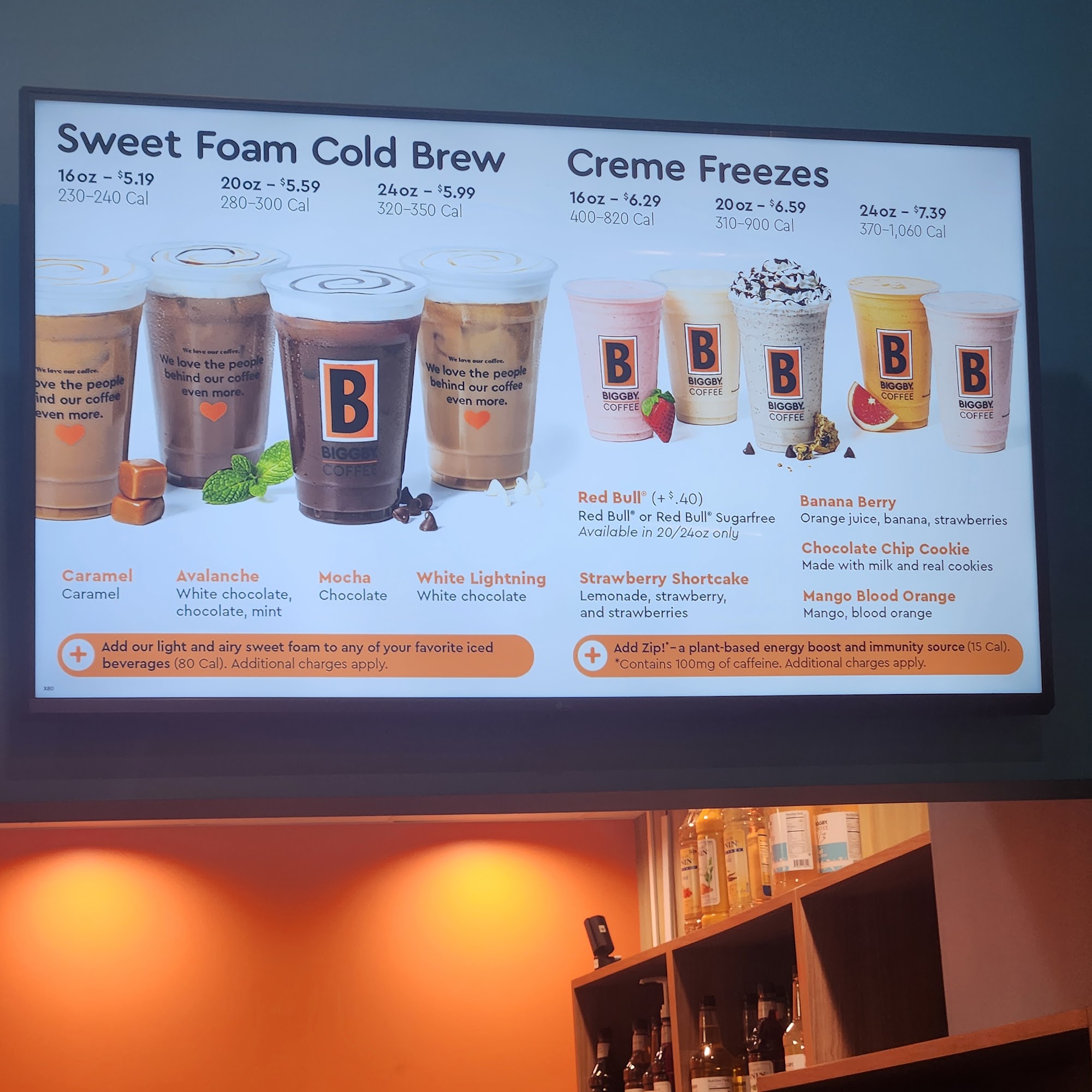 Biggby Coffee Menu
