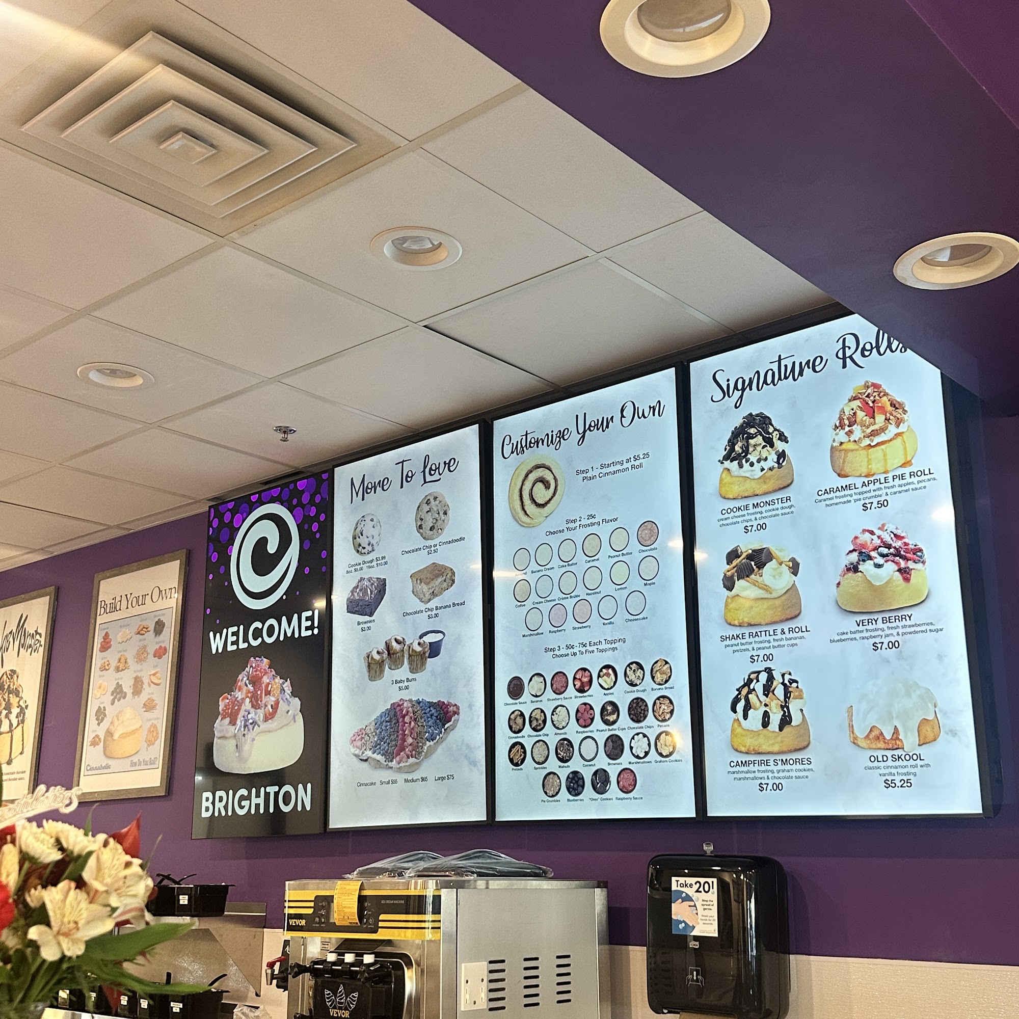 Cinnaholic Menu