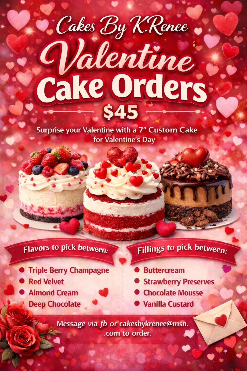 Cakes by K. Renee Menu