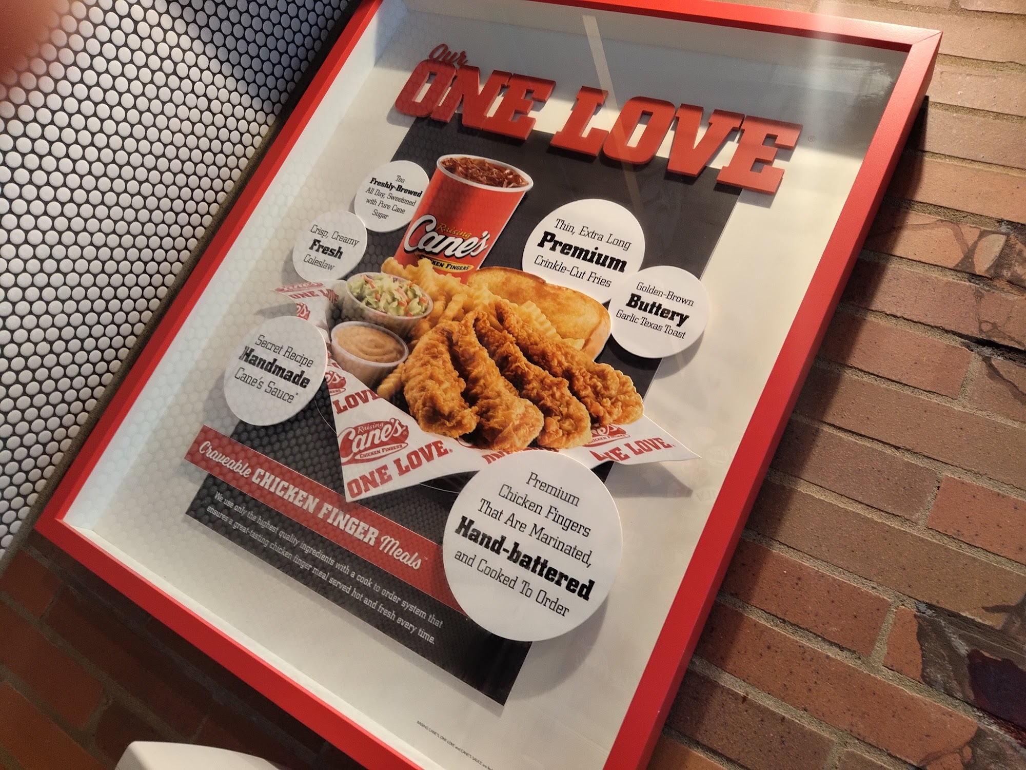 Raising Cane's Chicken Fingers Menu