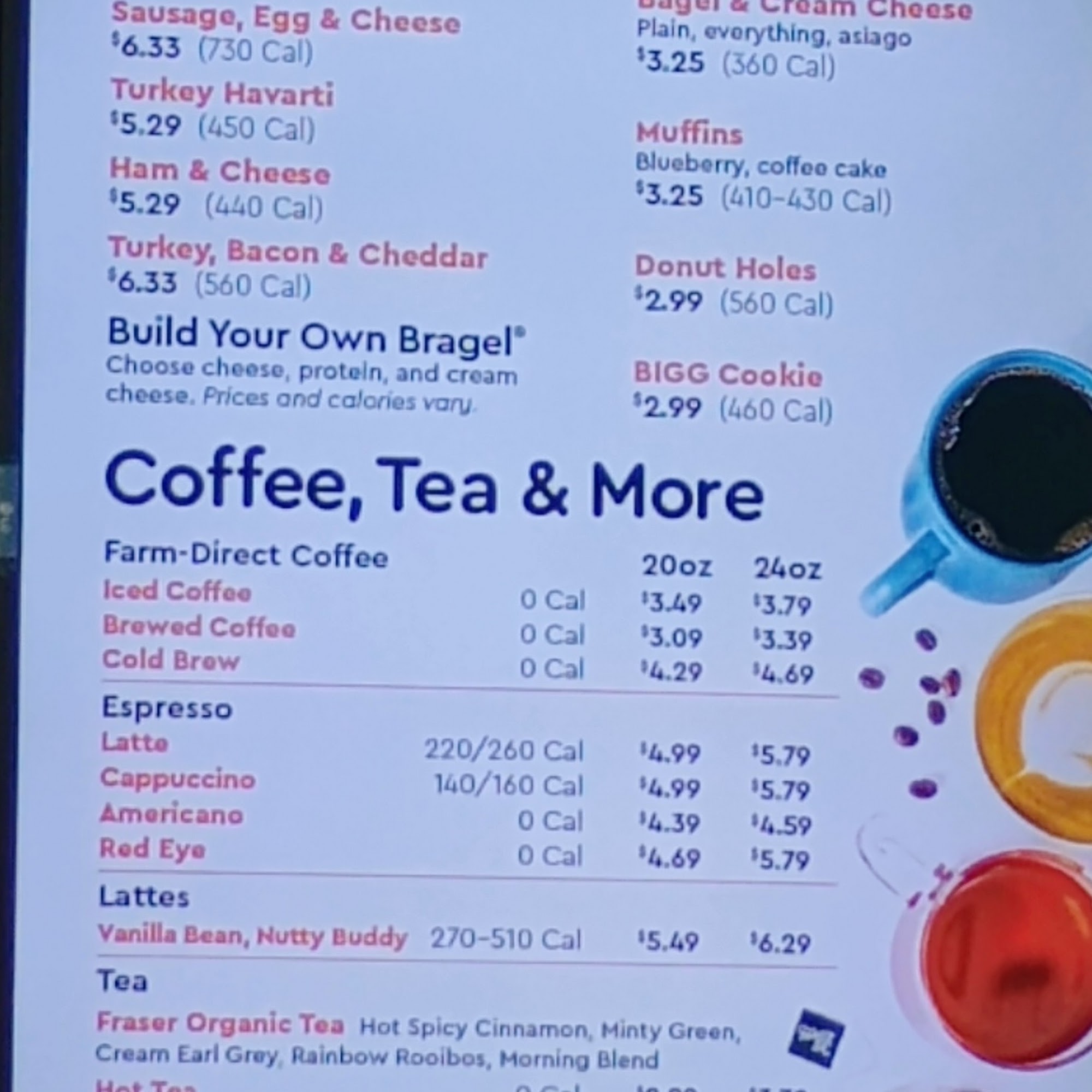 BIGGBY COFFEE Menu