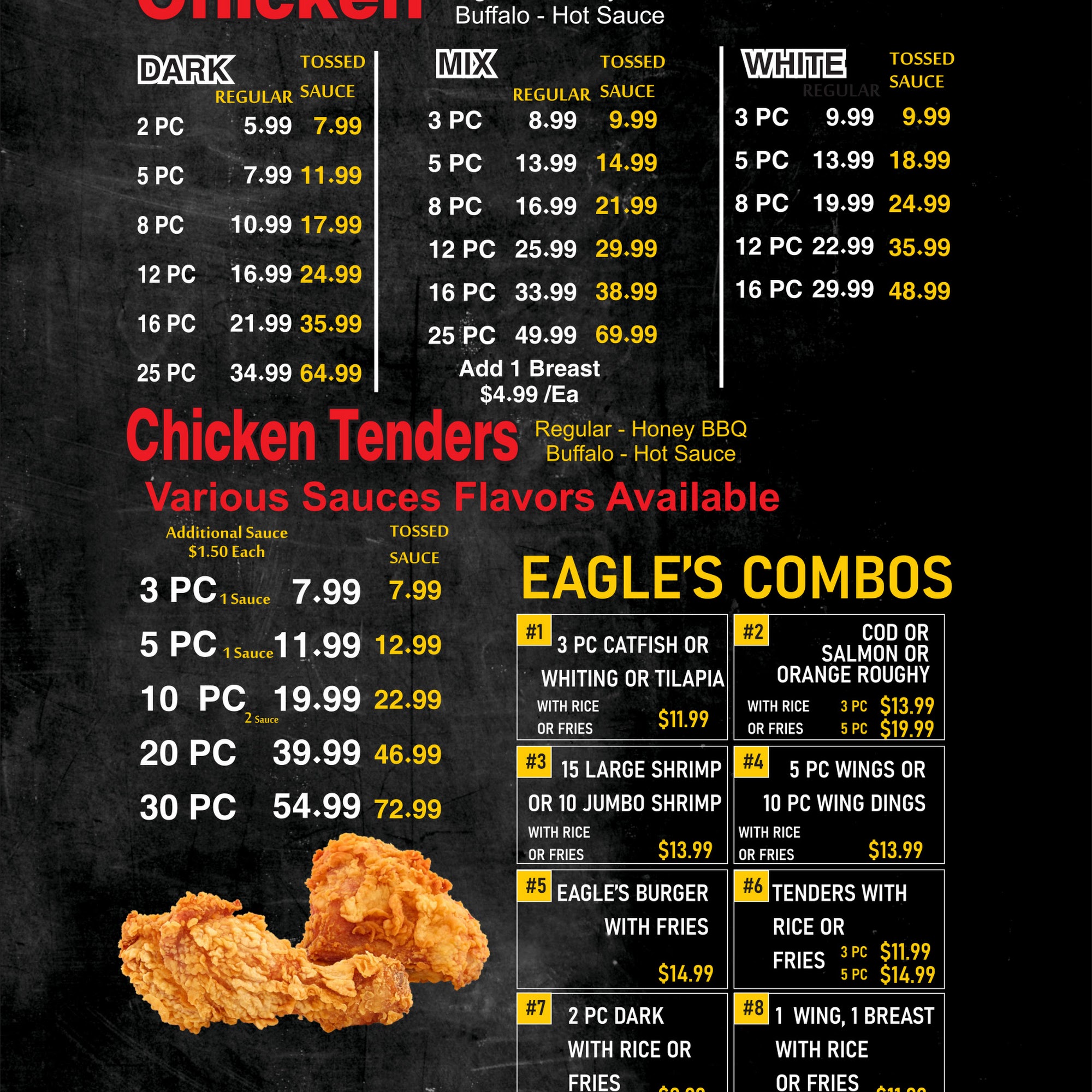 Eagles's Cafe II Menu