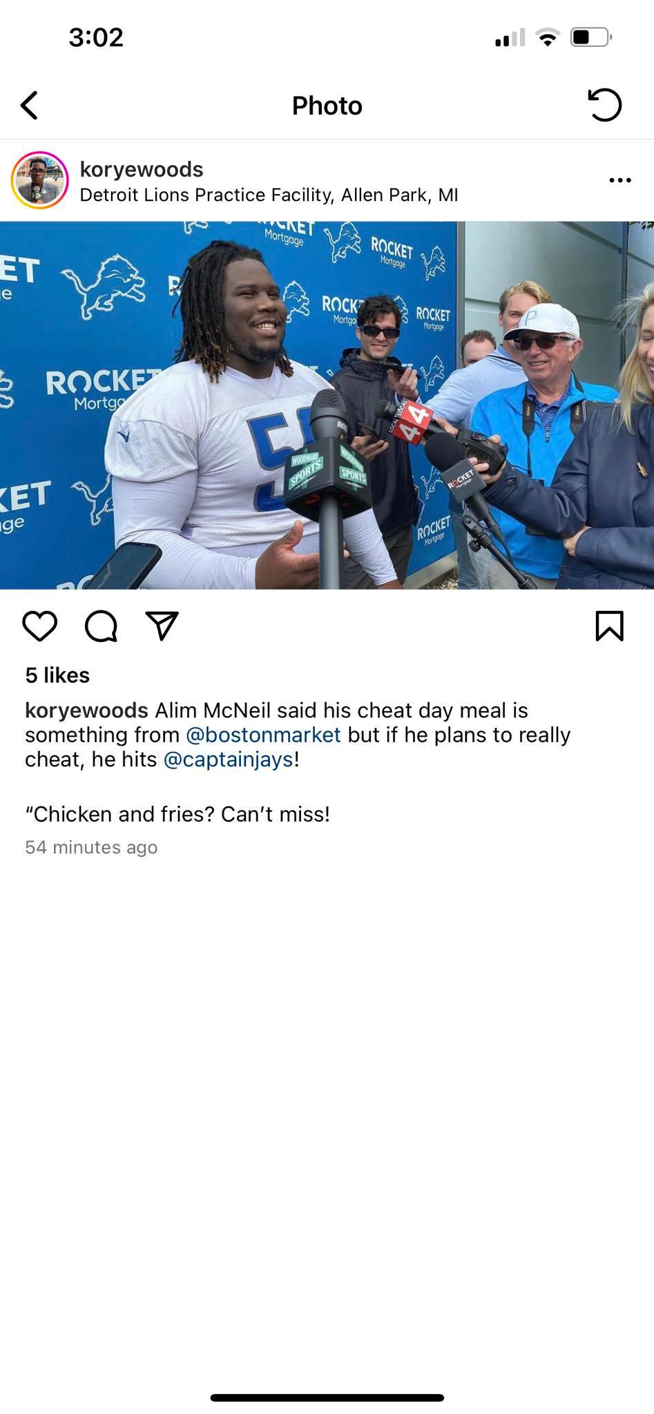 Captain jays Fish and Chicken Menu