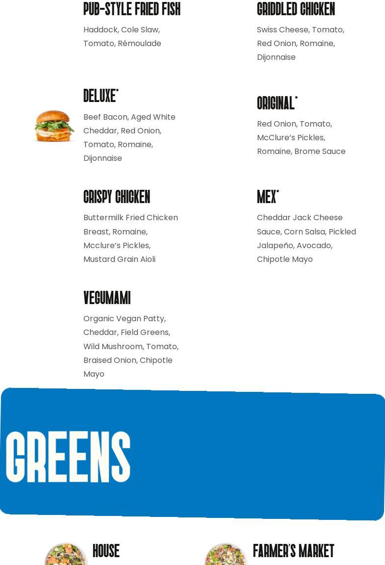 Brome Modern Eatery Menu