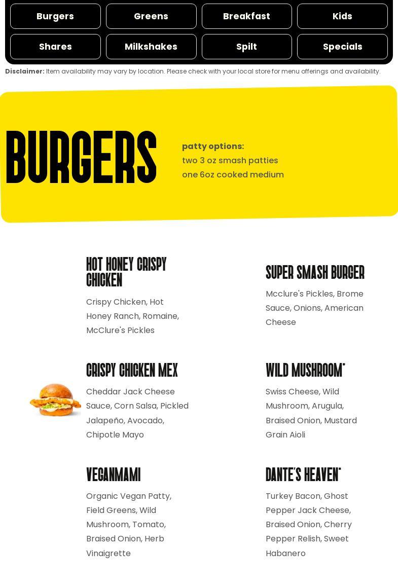 Brome Modern Eatery Menu