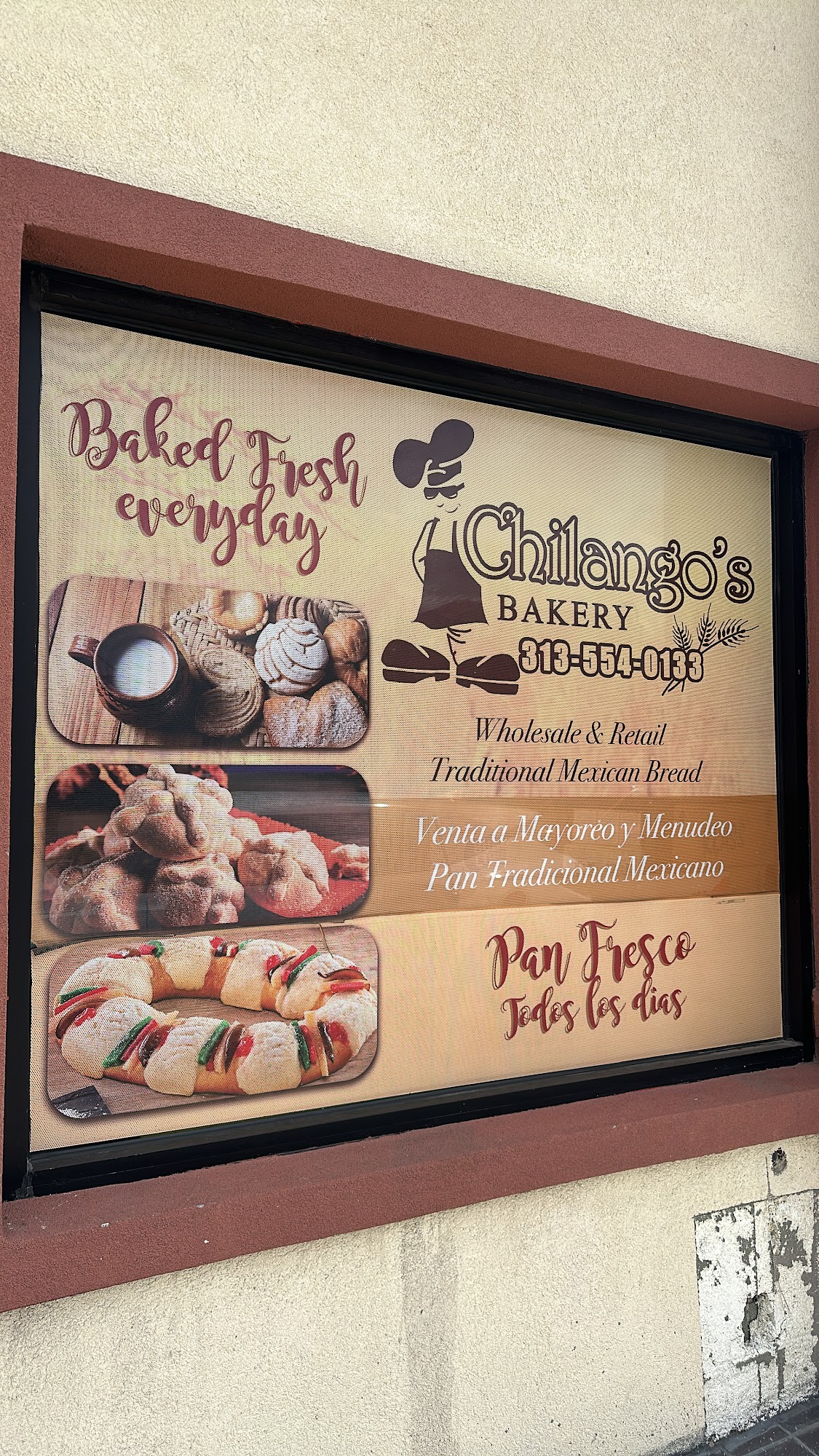 Chilango's Bakery...panaderia & pasteleria Menu