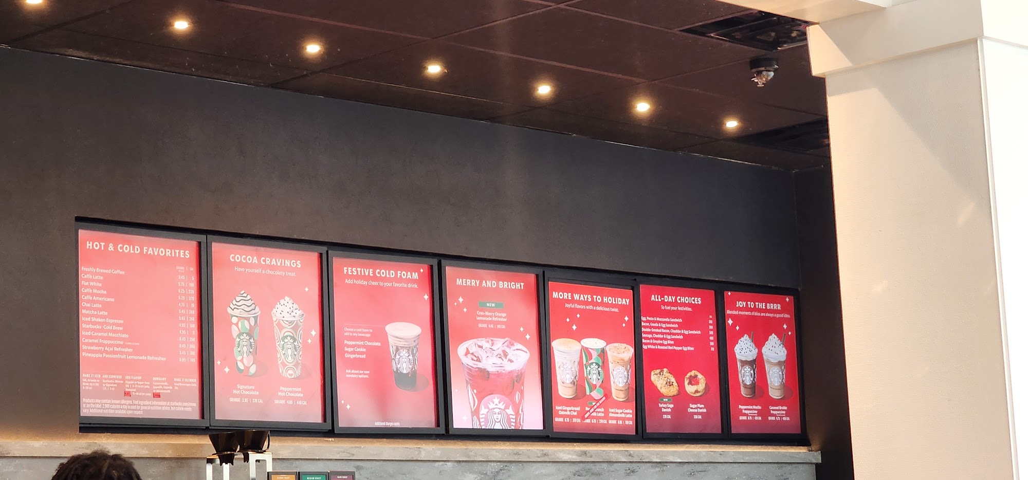 Starbucks Menu