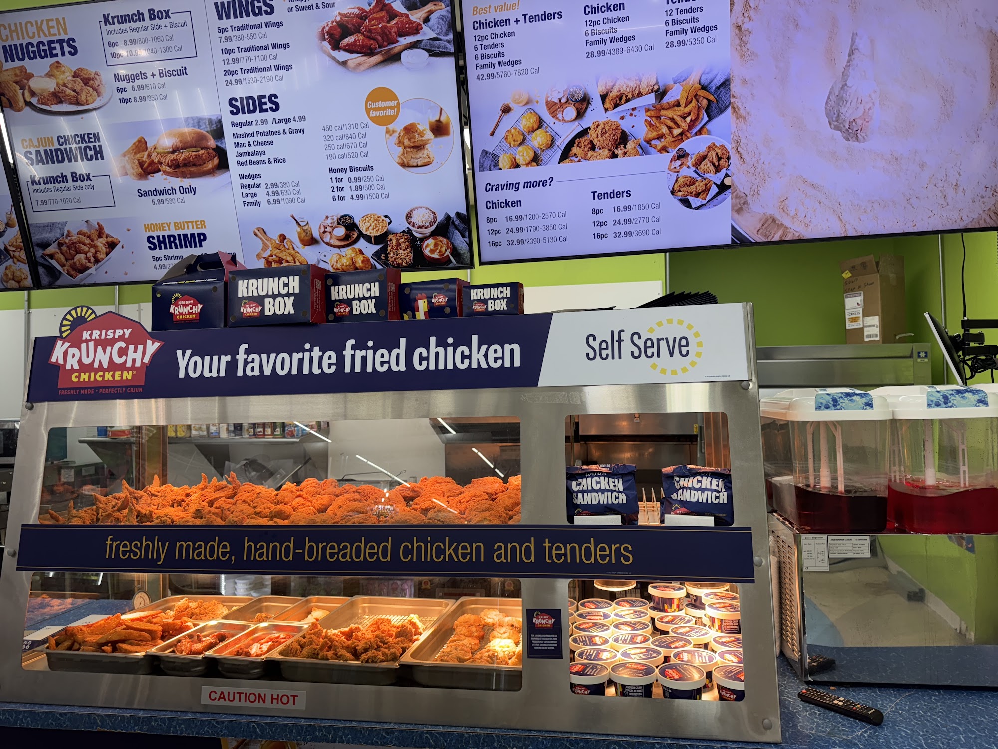 Krispy Krunchy Chicken Menu