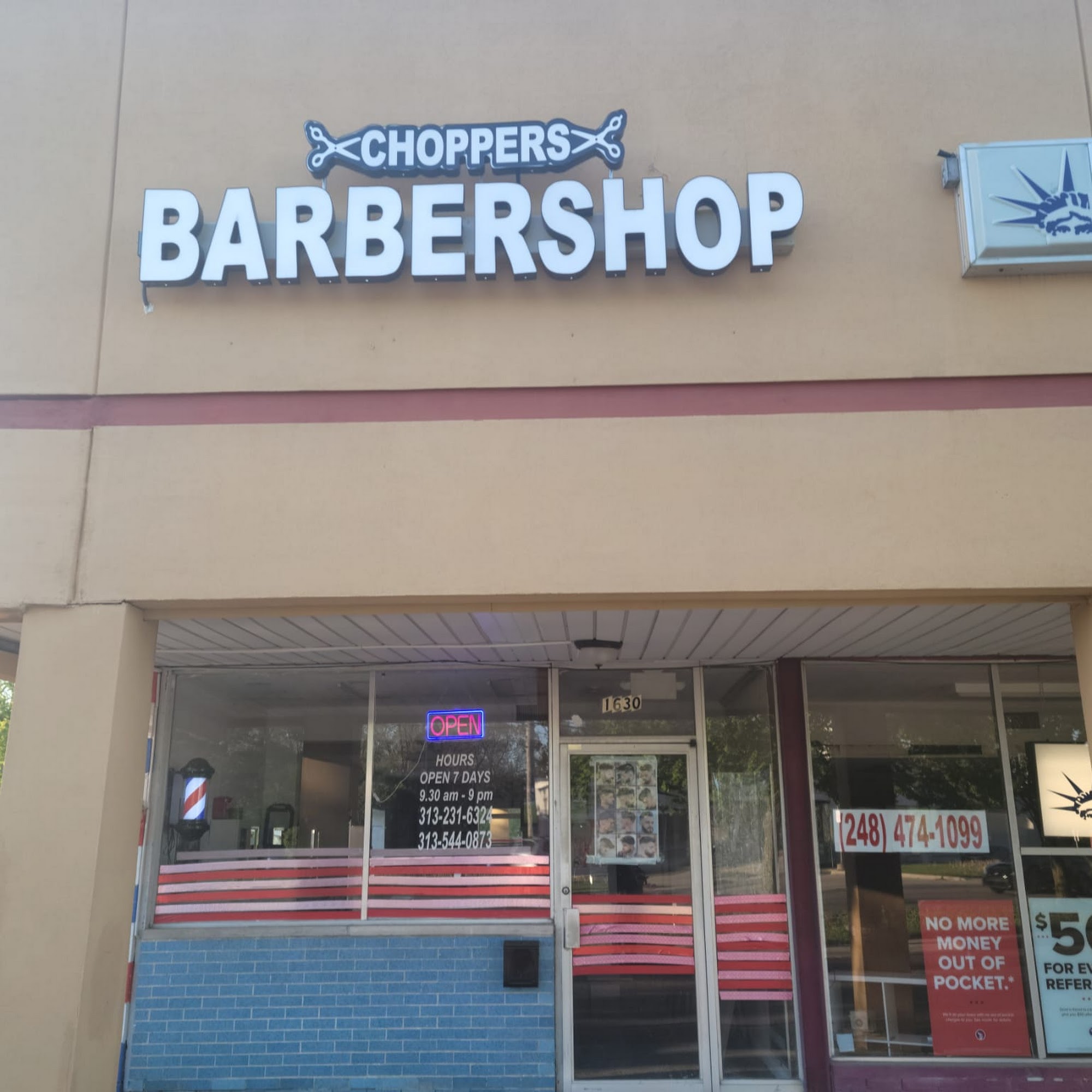 Choppers barbershop- Farmington
