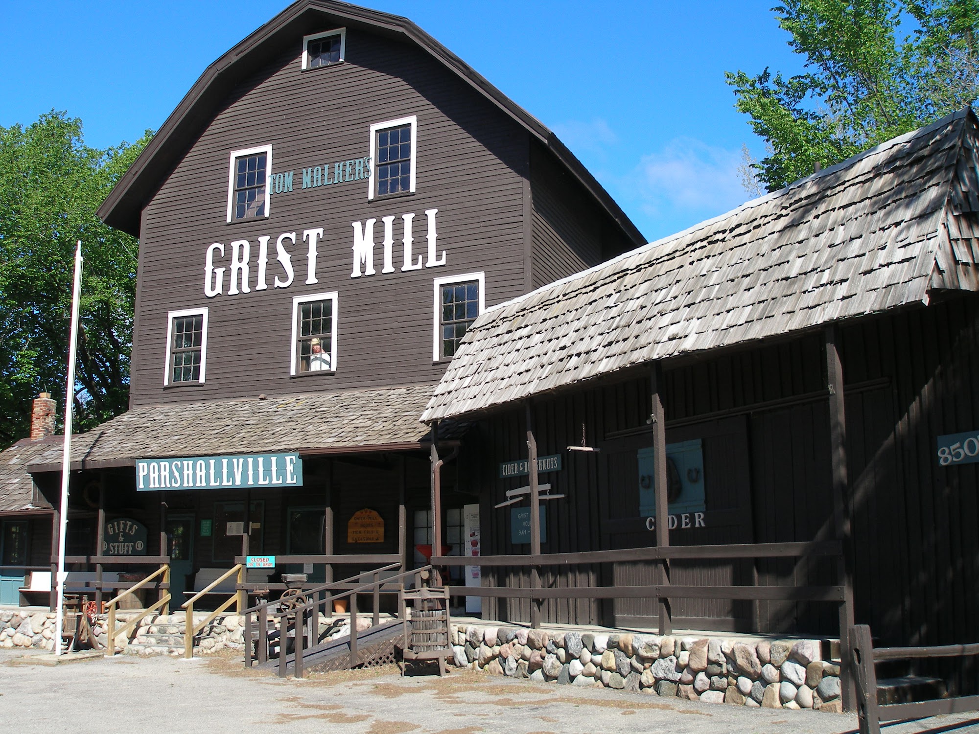 Parshallville Cider Mill Menu