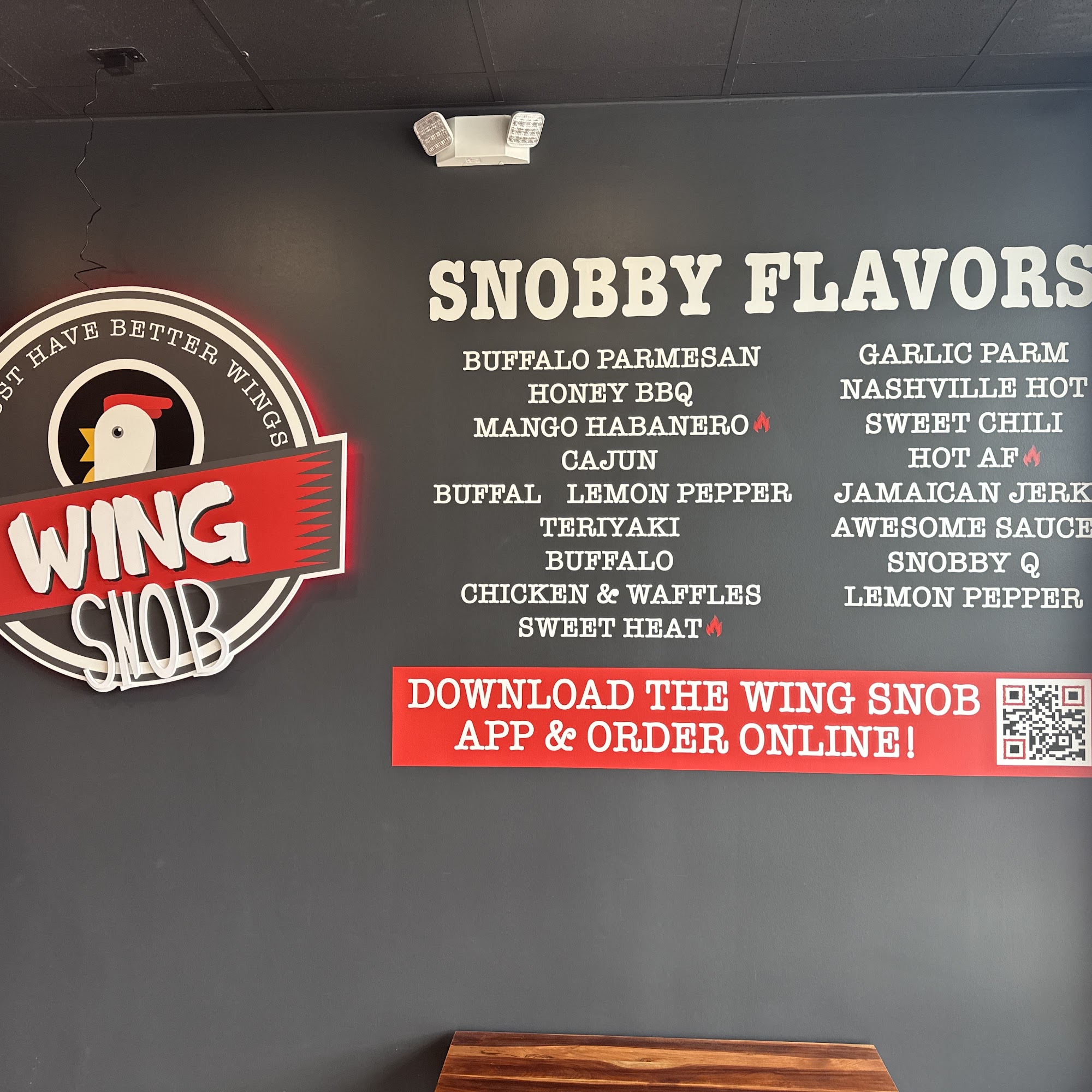 Wing Snob Menu