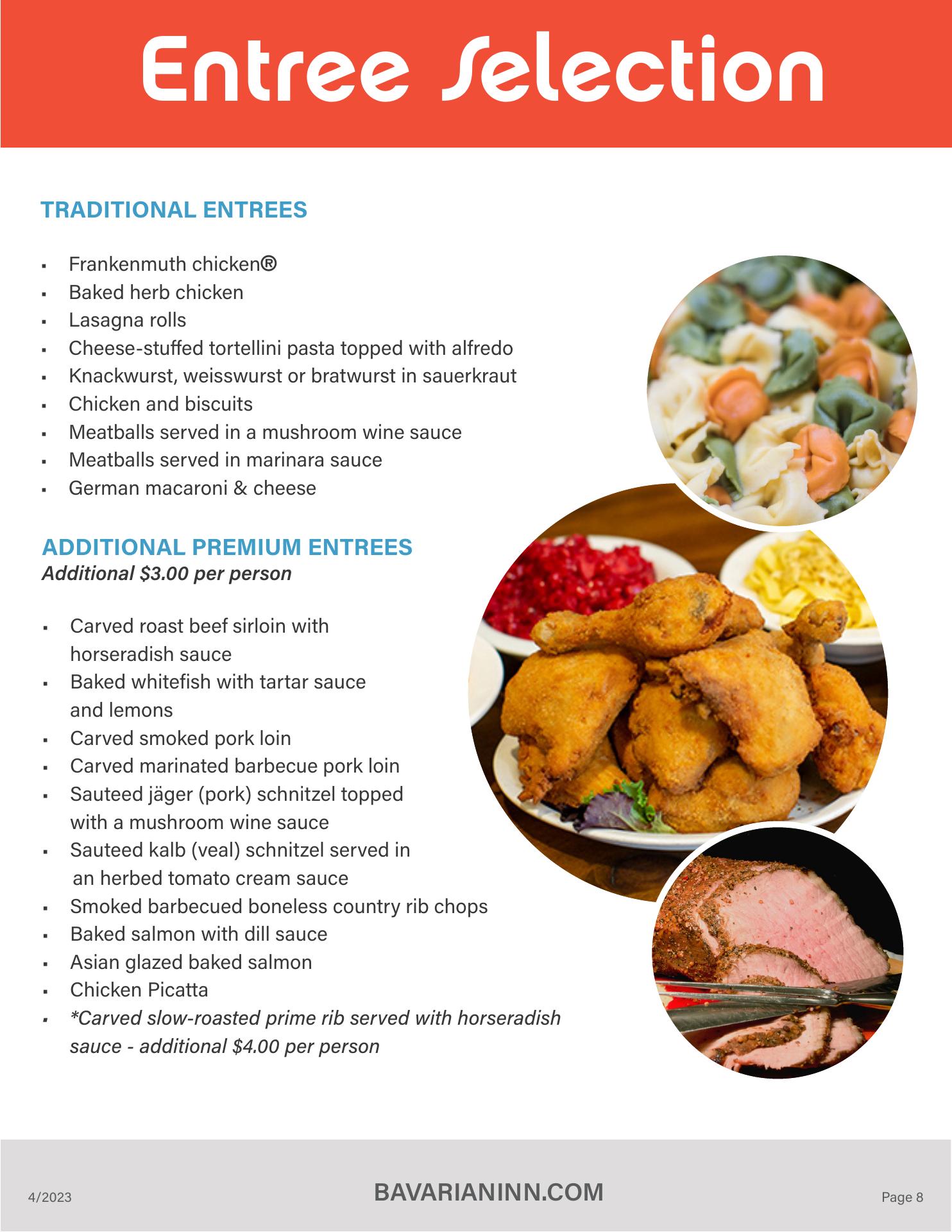 Schnitzelbank Biergarten Menu
