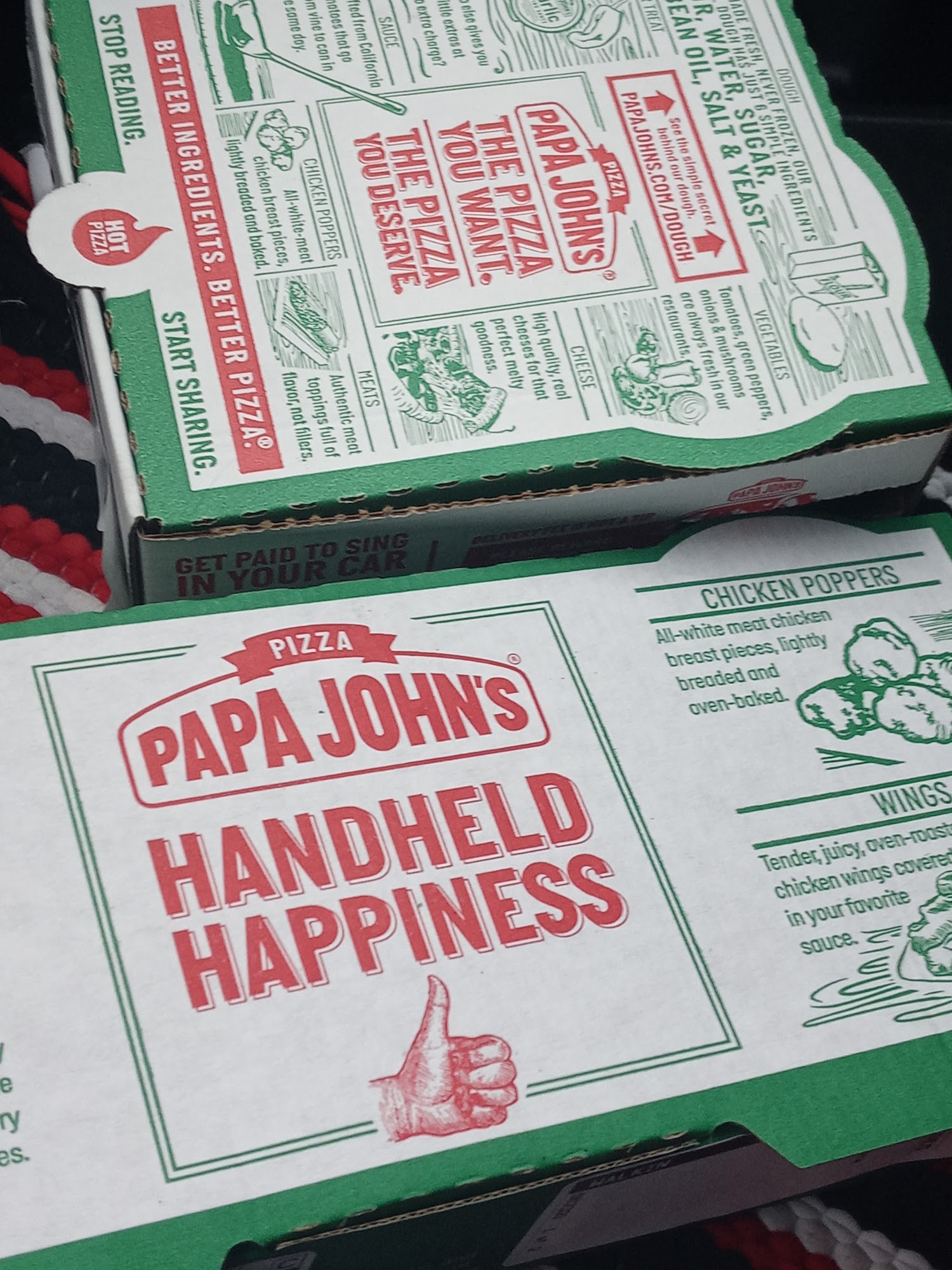Papa Johns Pizza Menu