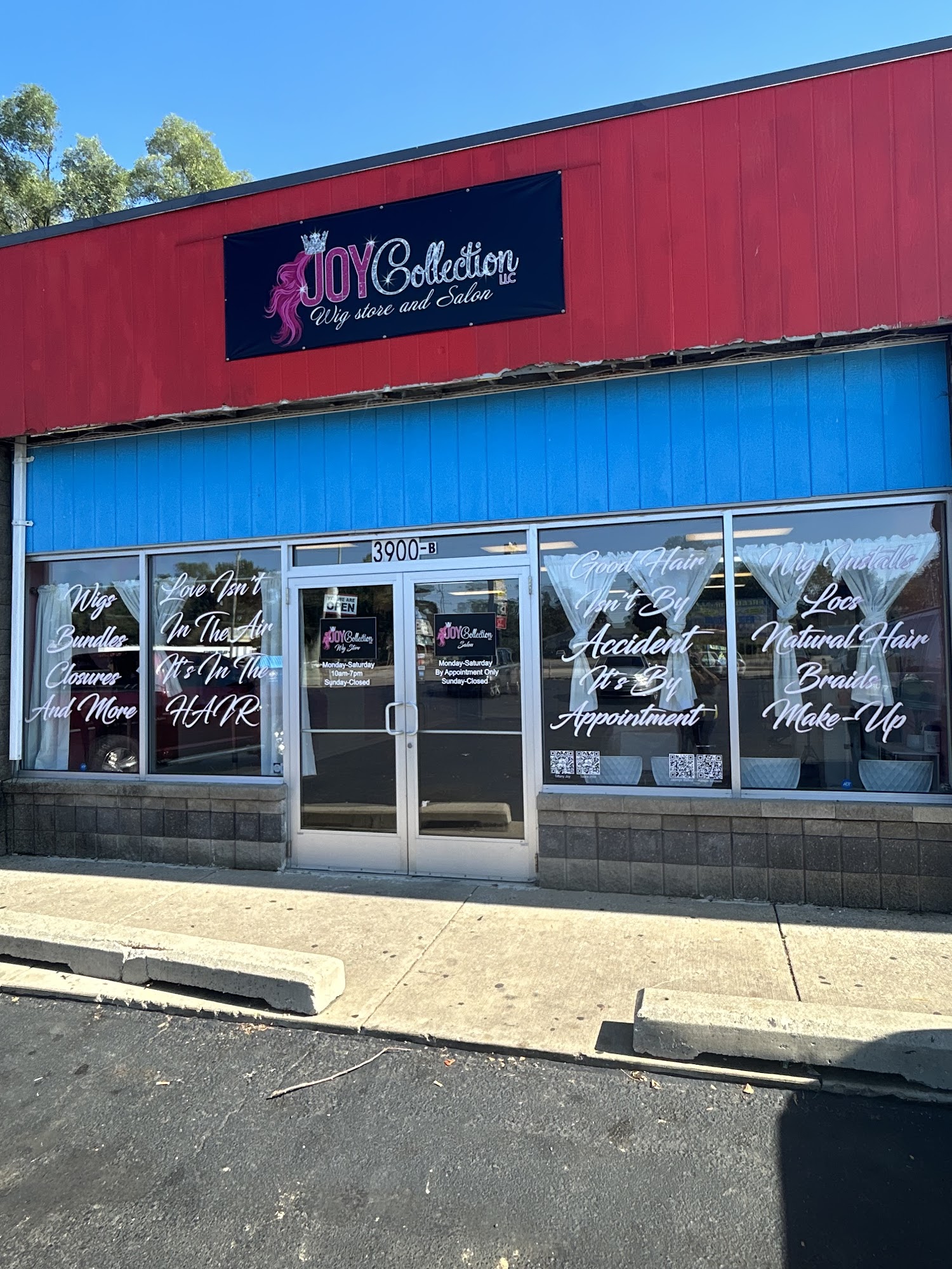 Joy Collection wig store and salon 3900 Division Ave S Suite B, Grand Rapids Michigan 49548