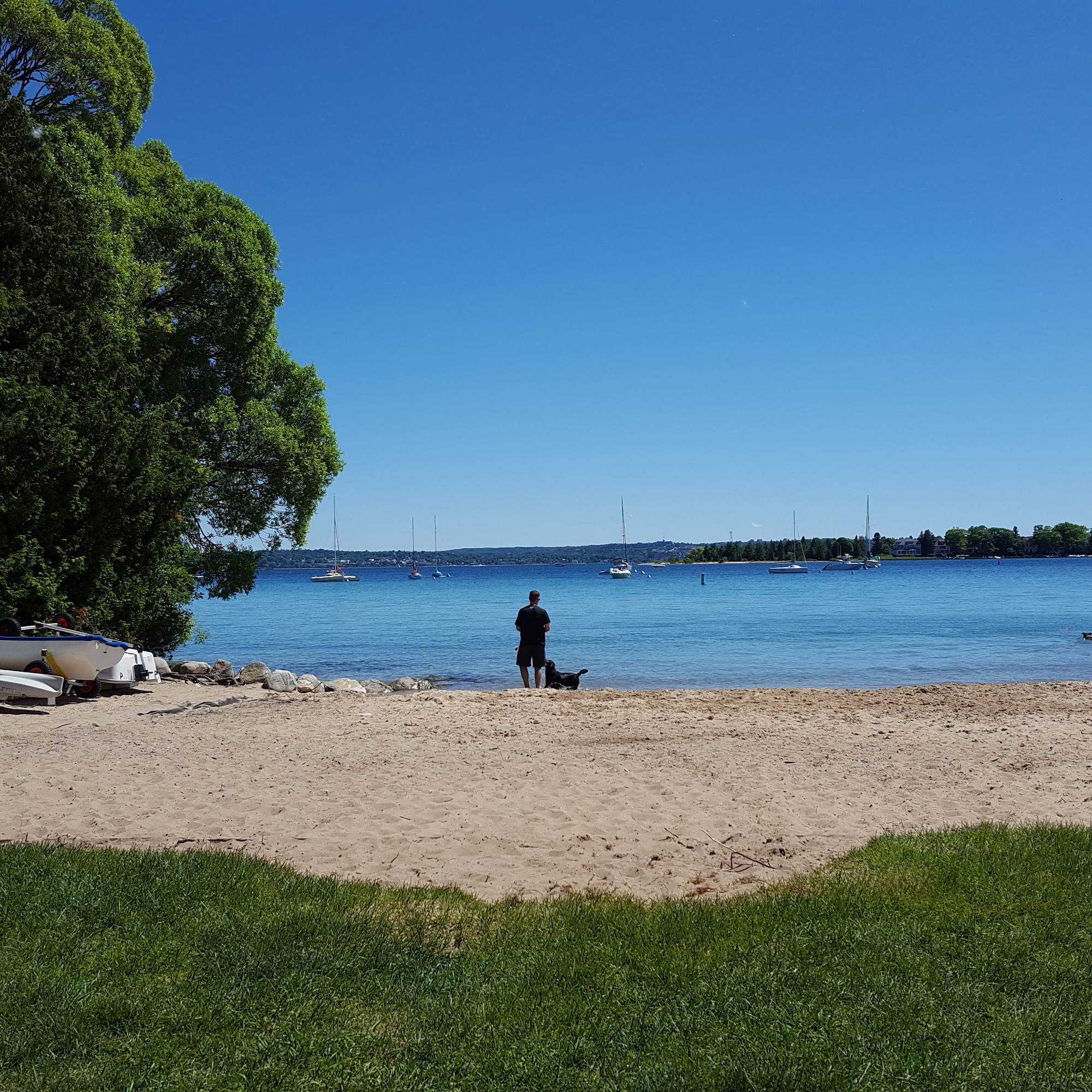Zoll Street Beach Harbor Springs