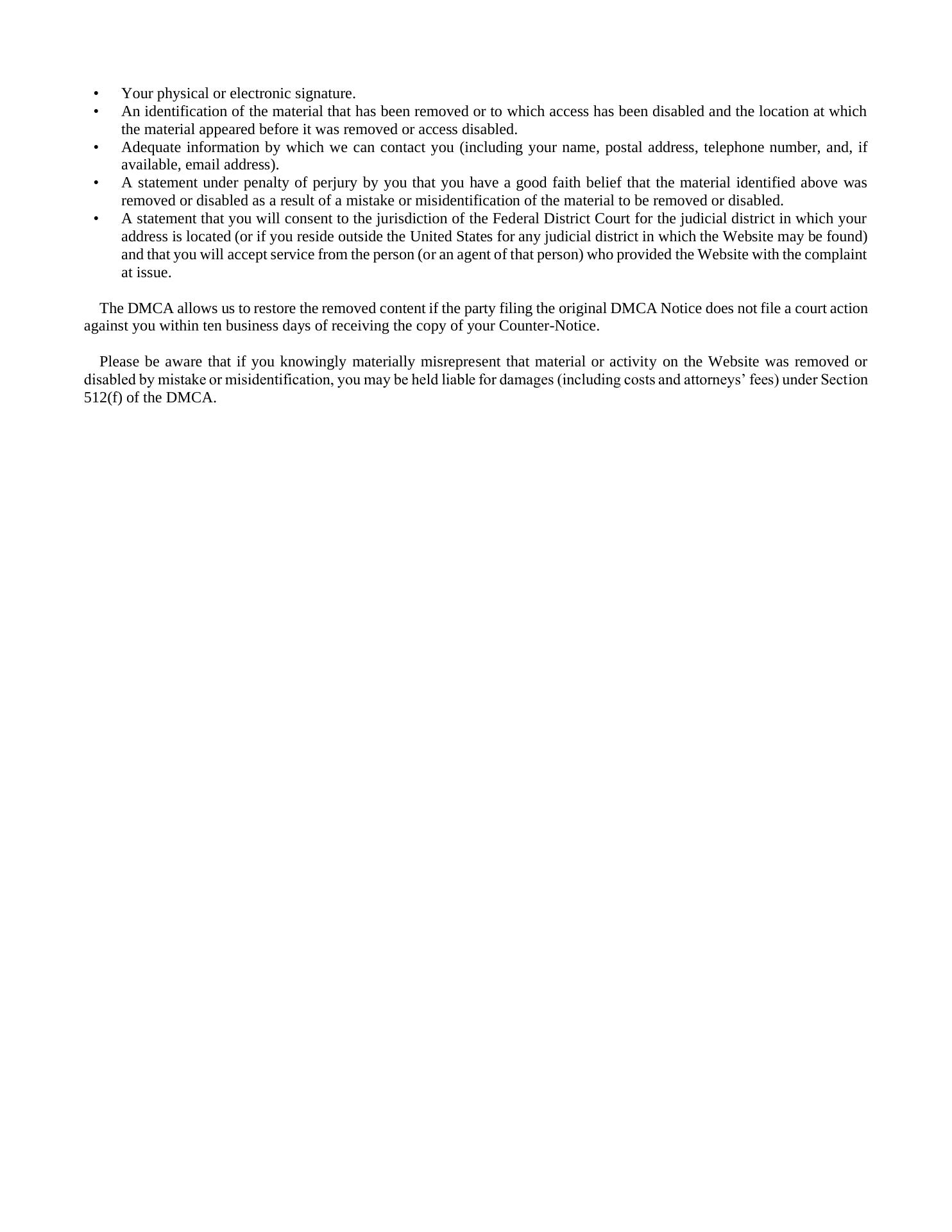 Russ' Restaurants Commissary Menu