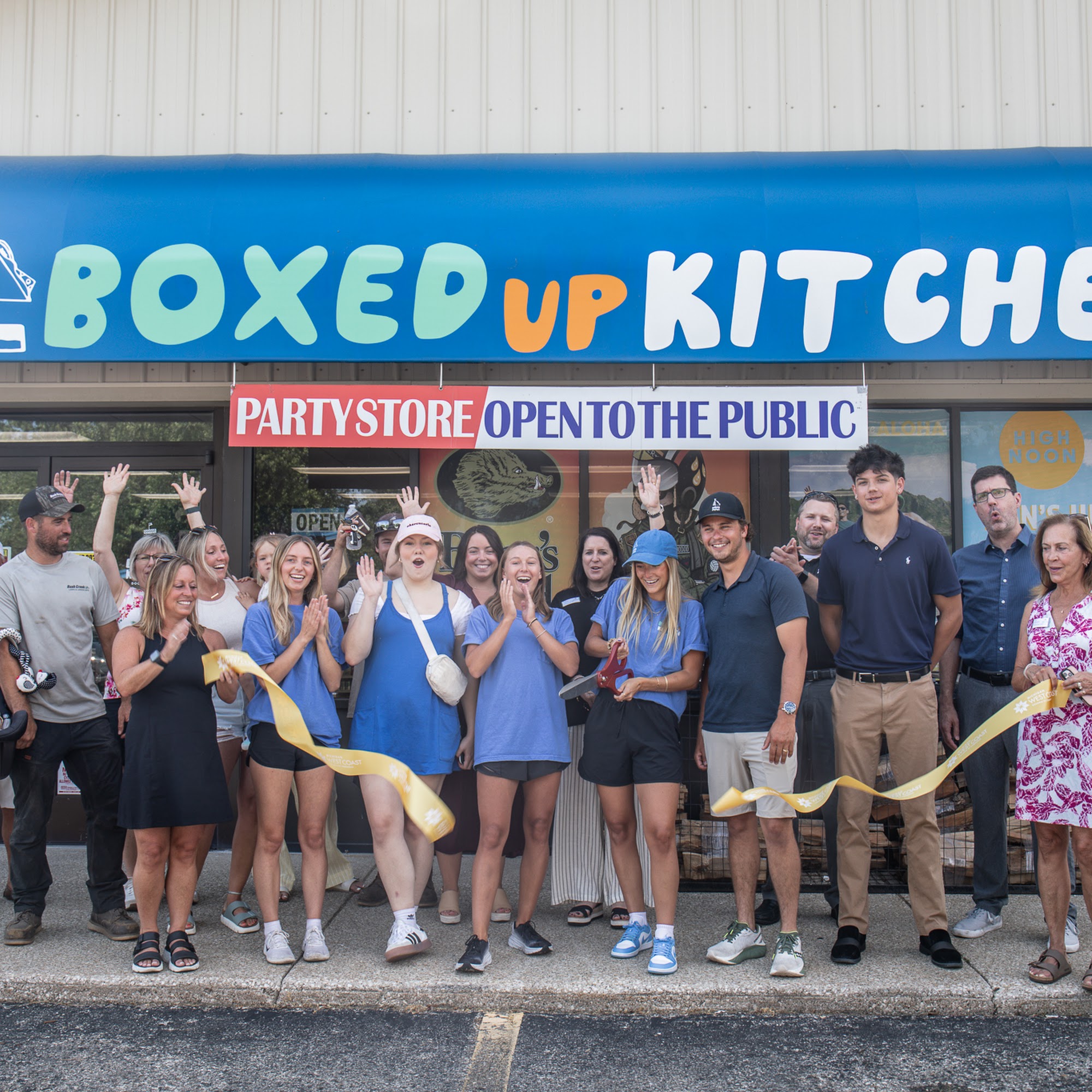 Boxed up kitchen 1798 Ottawa Beach Rd, Holland