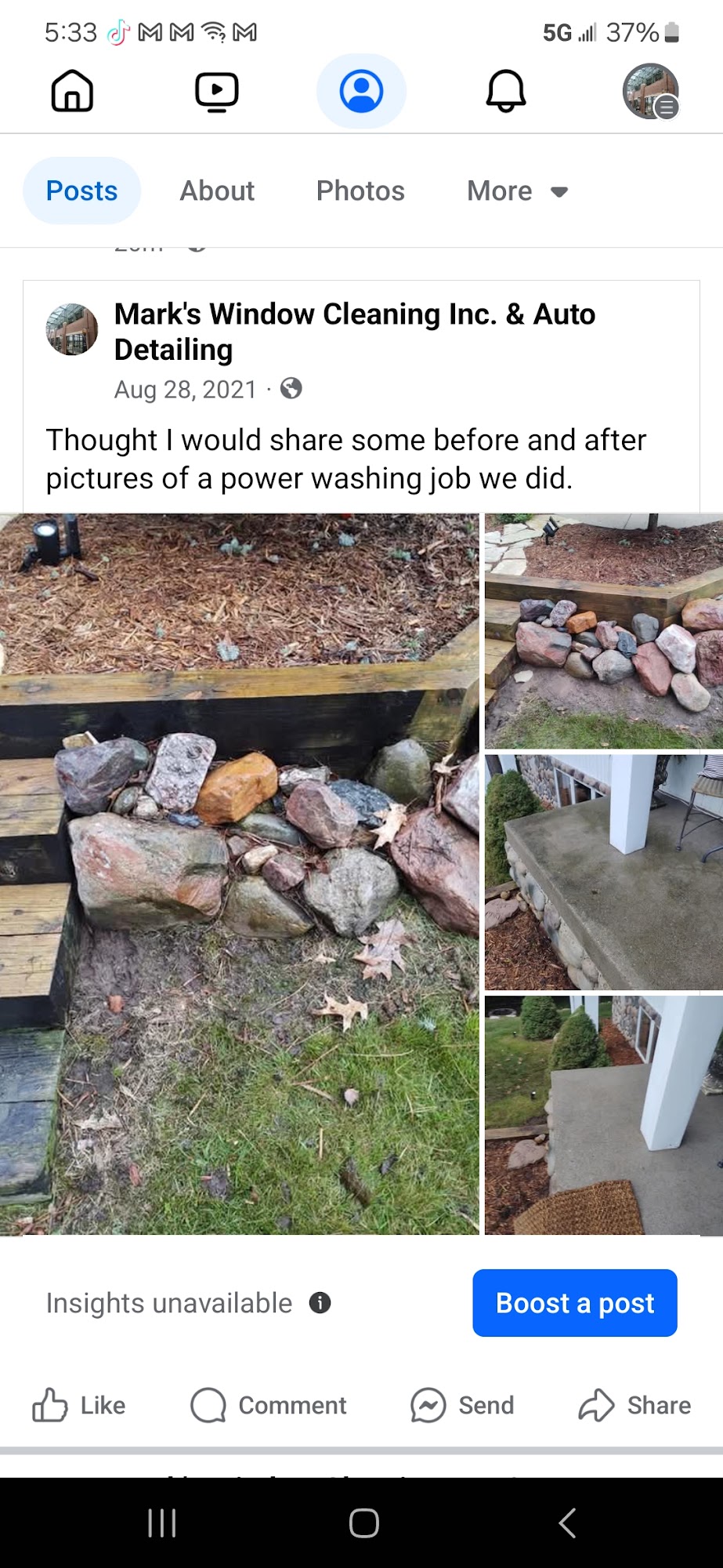 Mark's Window Cleaning Inc & Auto Detailing