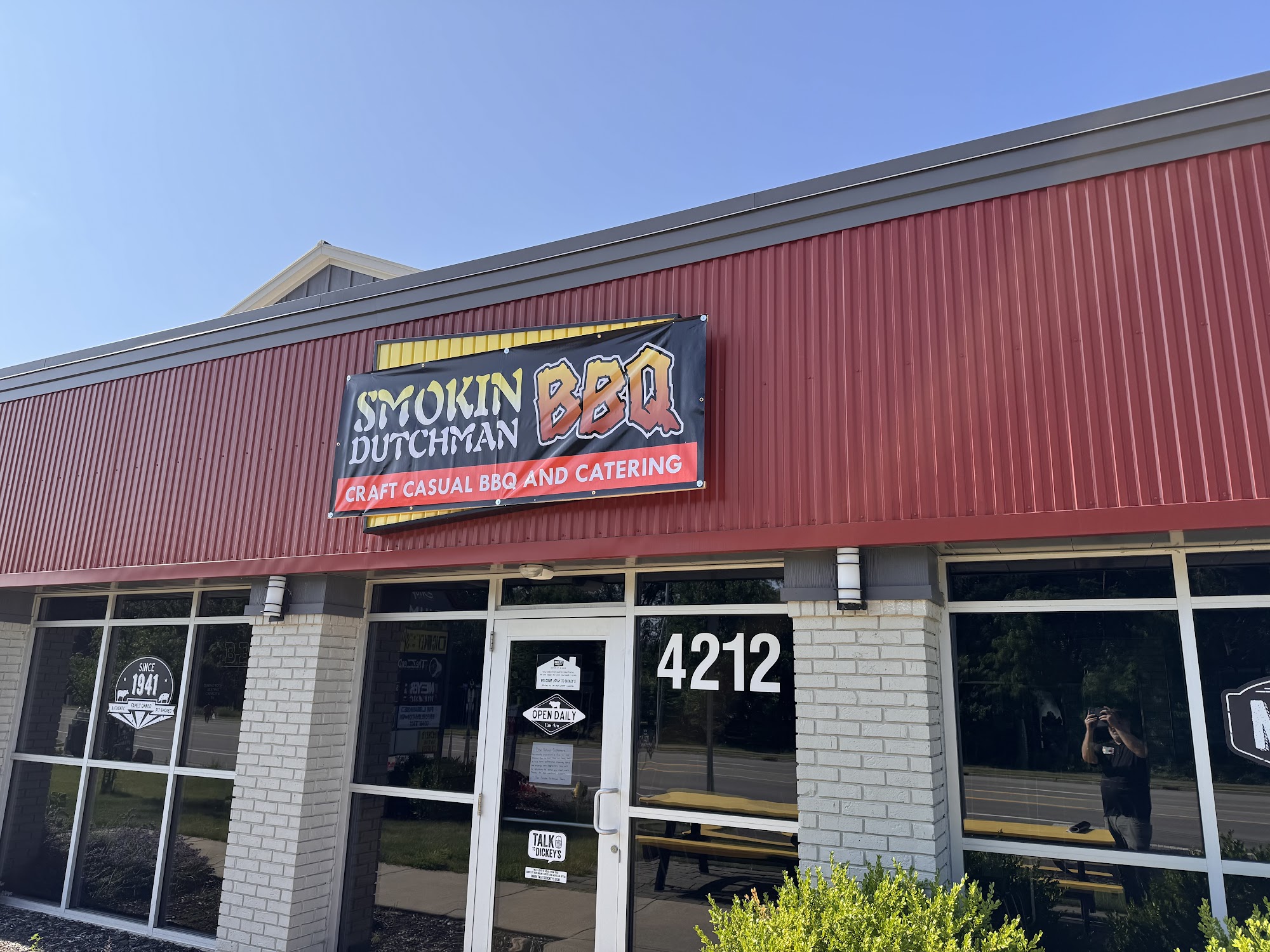 Smokin' Dutchman BBQ Menu
