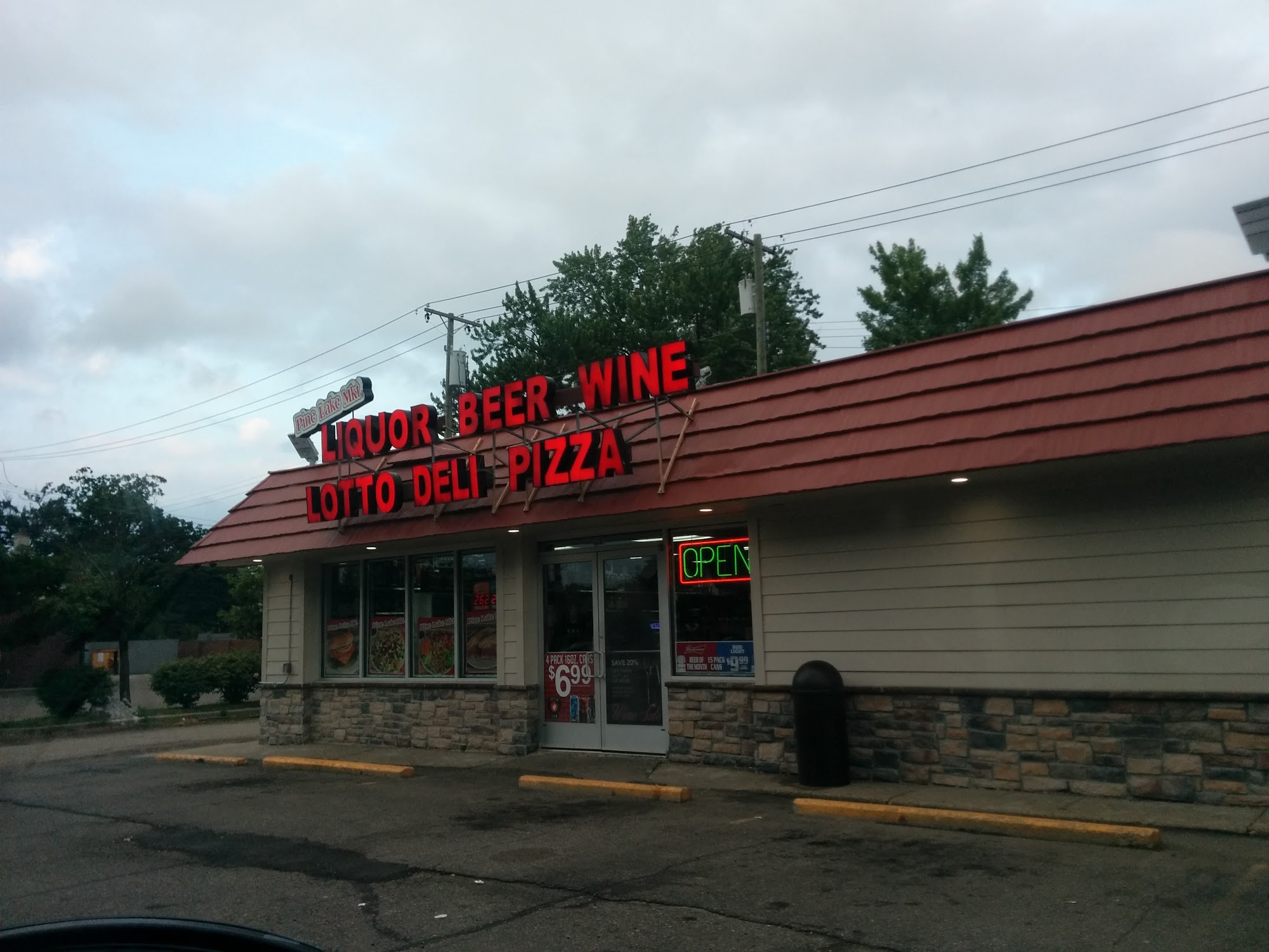 Pine Lake Market Menu