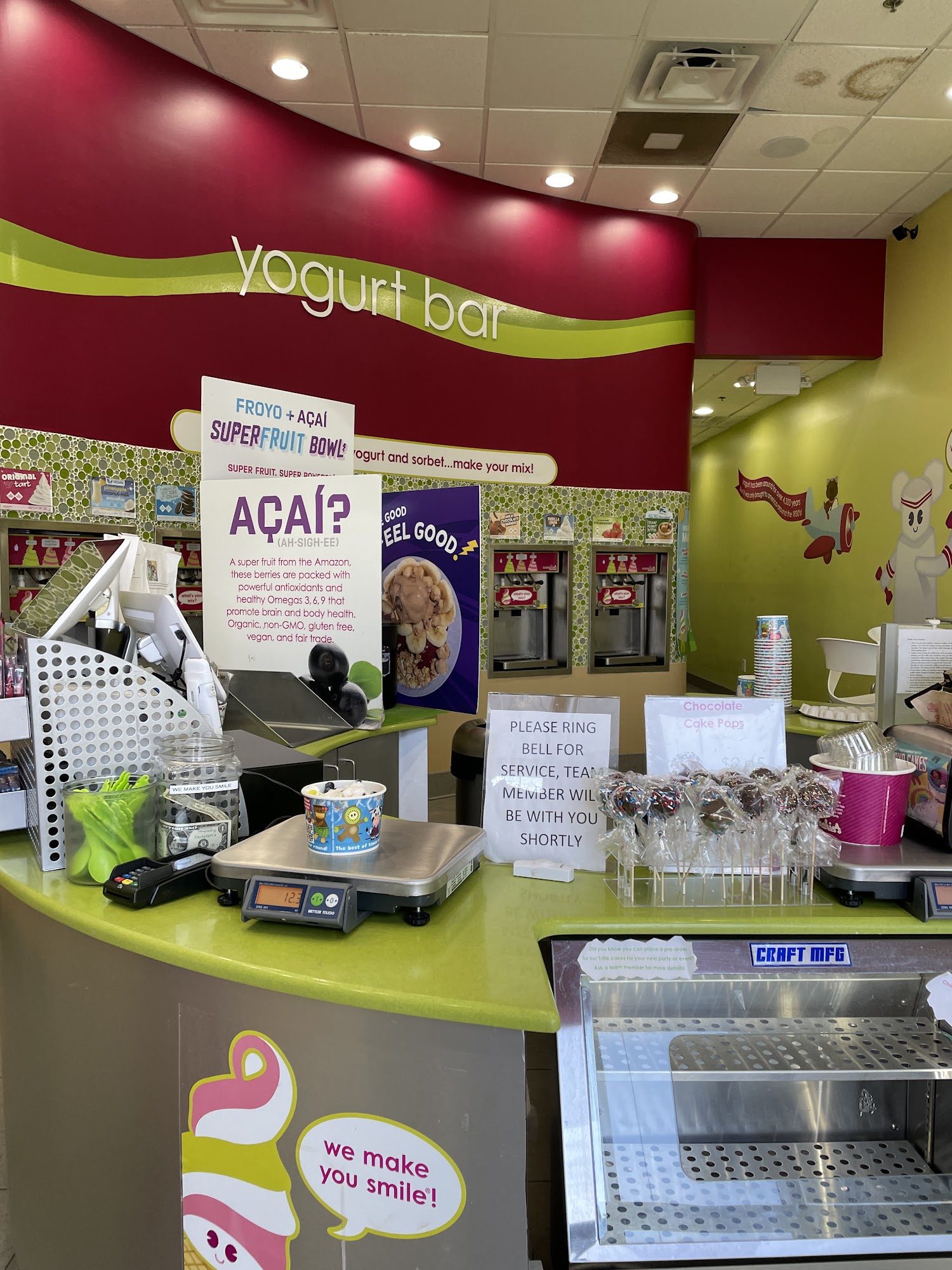 Menchie's Frozen Yogurt Menu