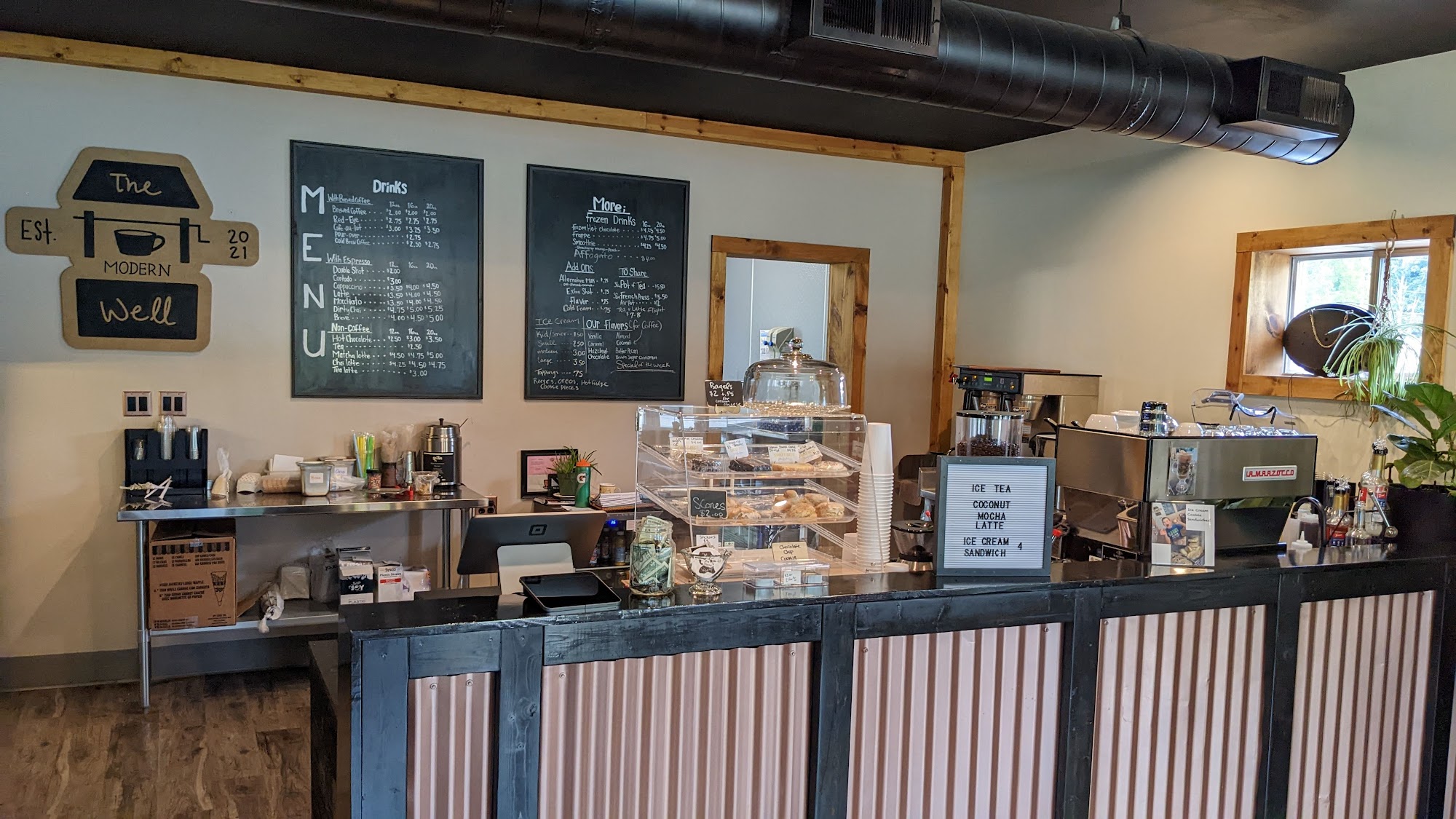 The Modern Well Menu