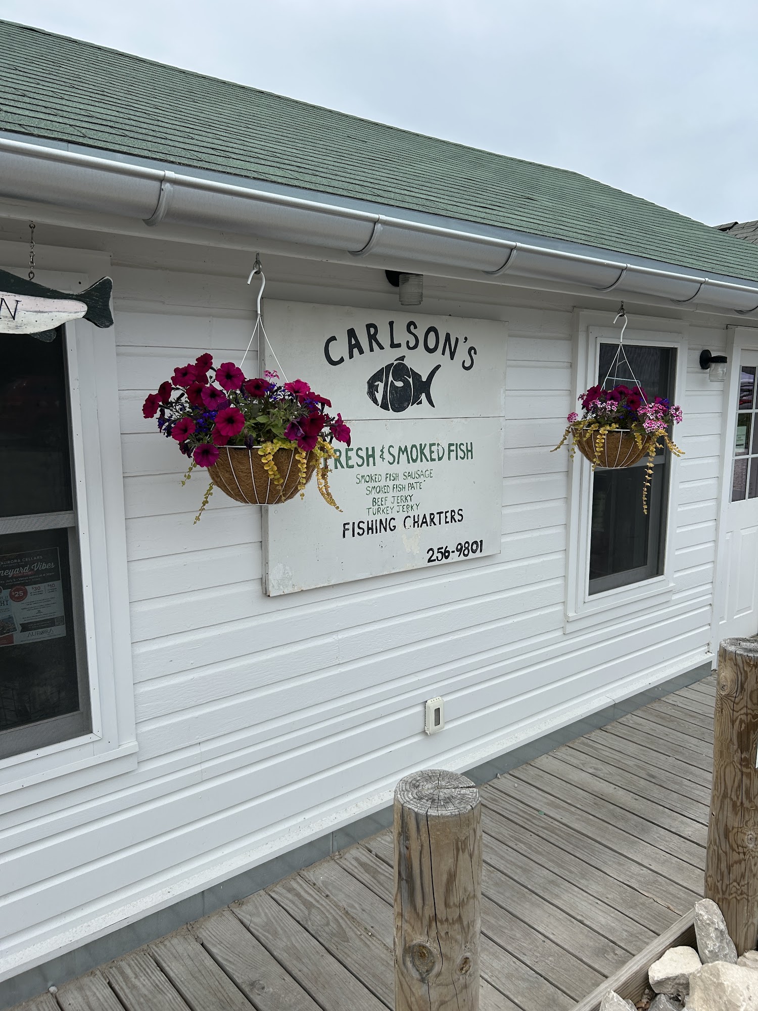 Carlson's Fishery Menu