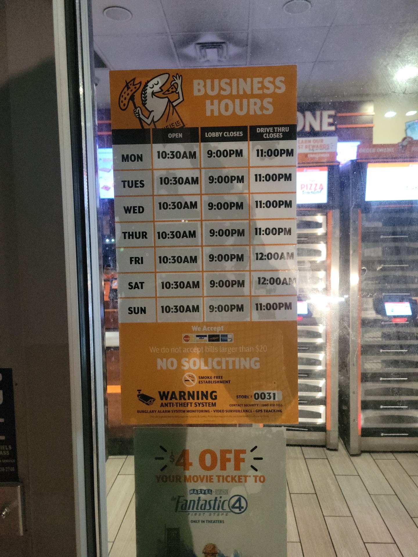 Little Caesars Pizza Menu