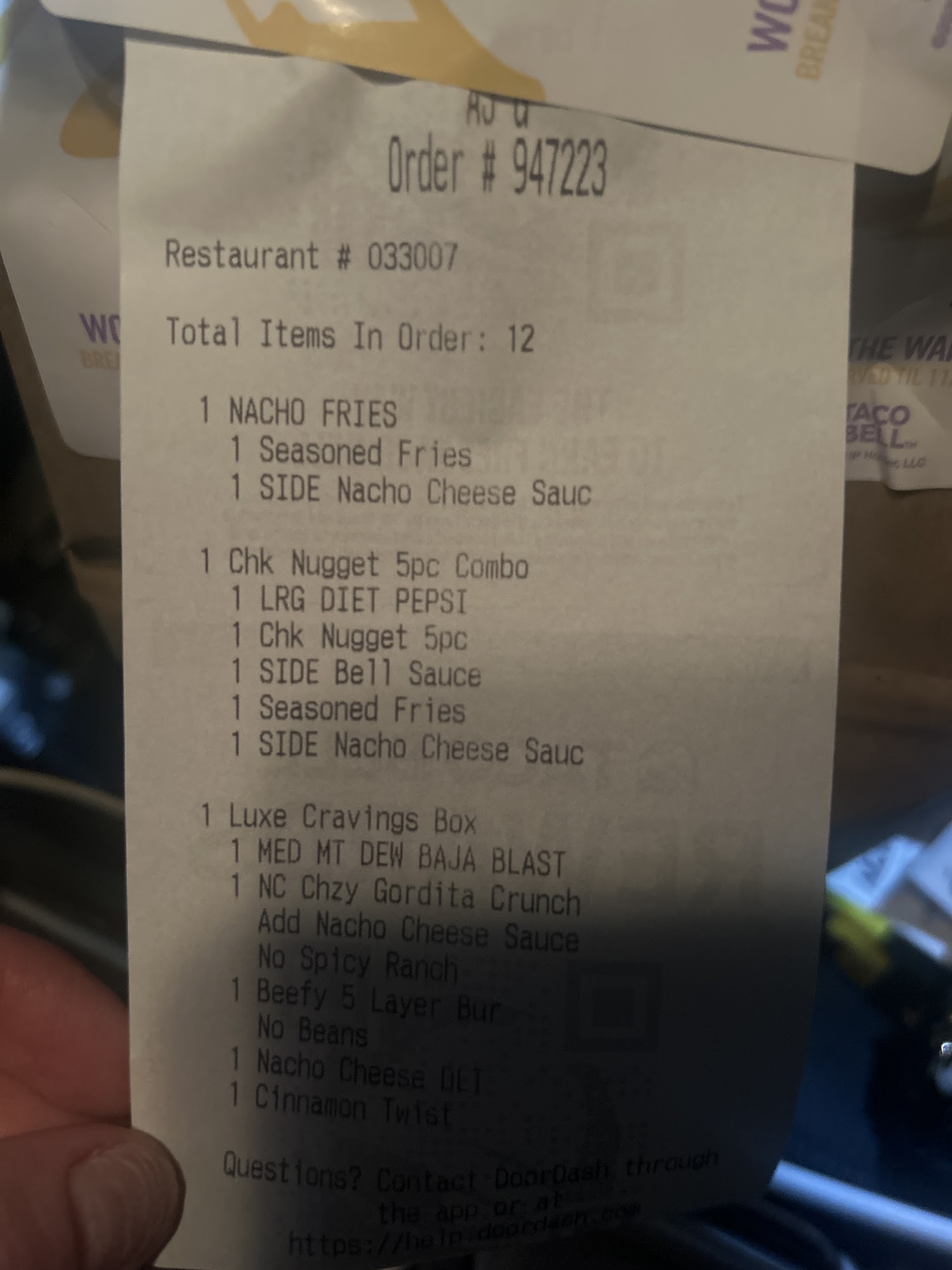 Taco Bell Menu