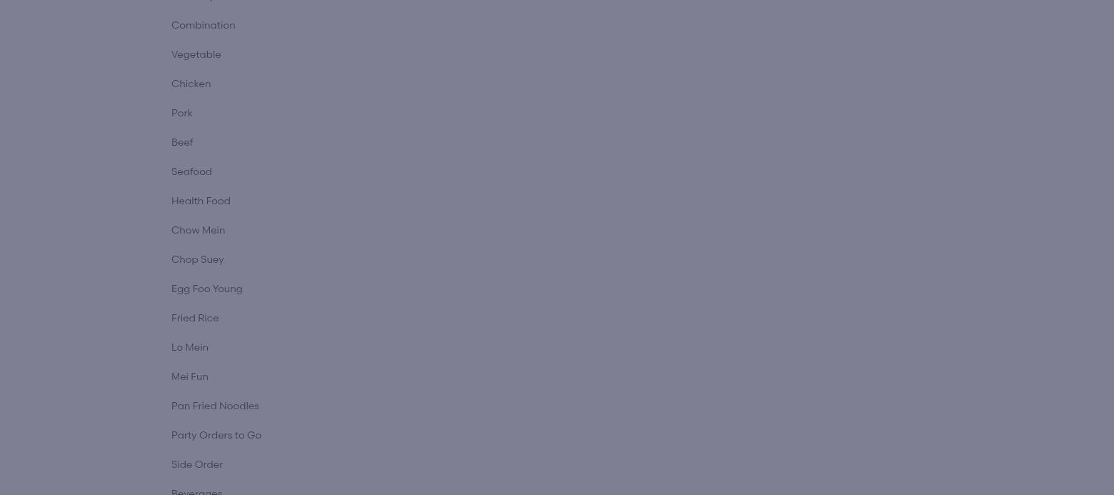 Imperial Gardens Menu