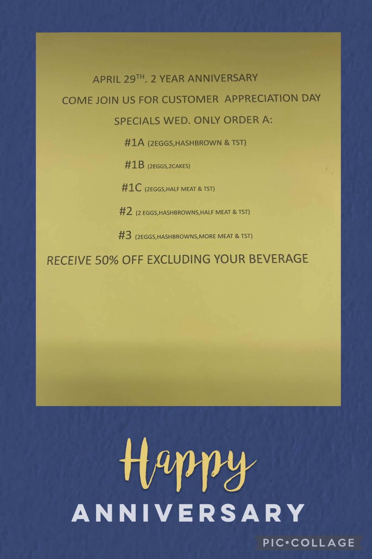 Nanny's Family Restaurant Menu