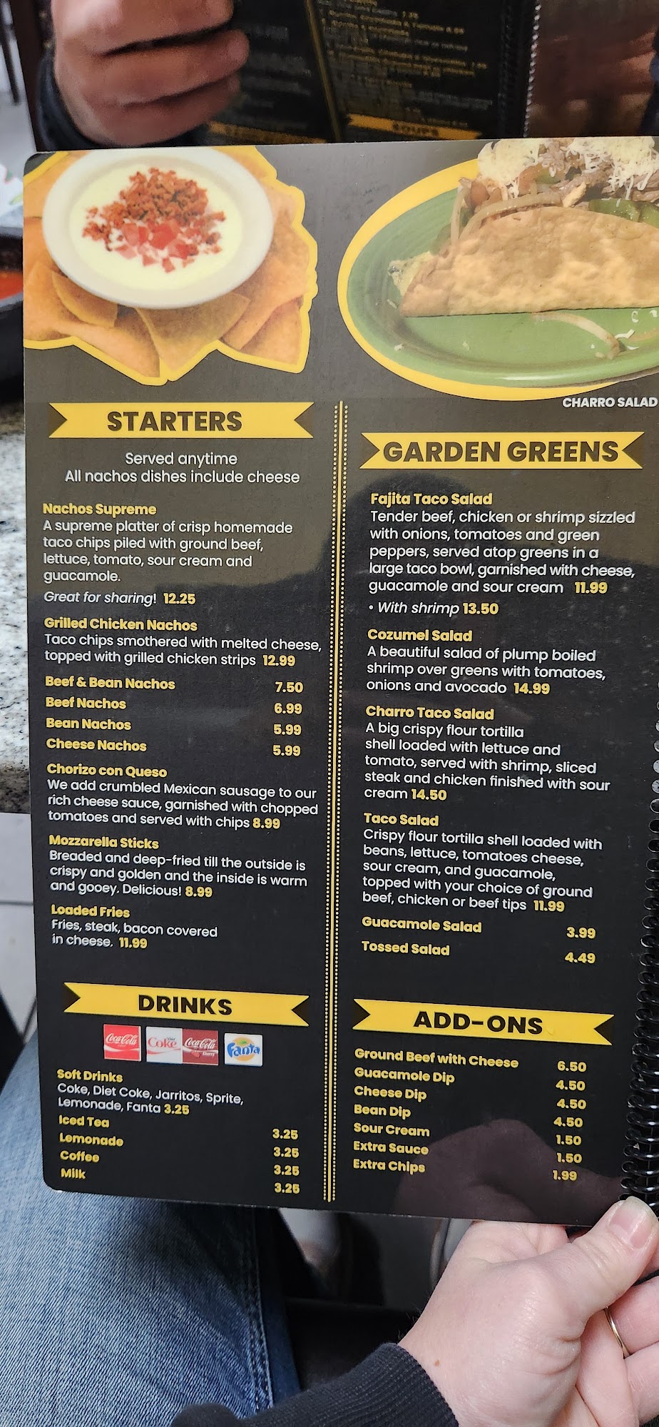 Don Felipe #4 Millington Menu