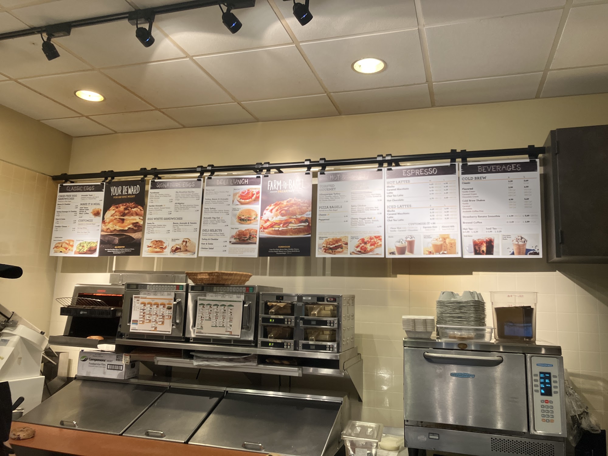 Einstein Bros. Bagels Menu