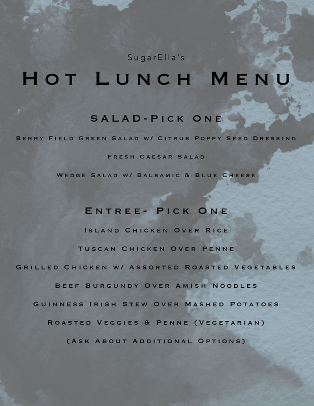 SugarElla’s Catering Menu