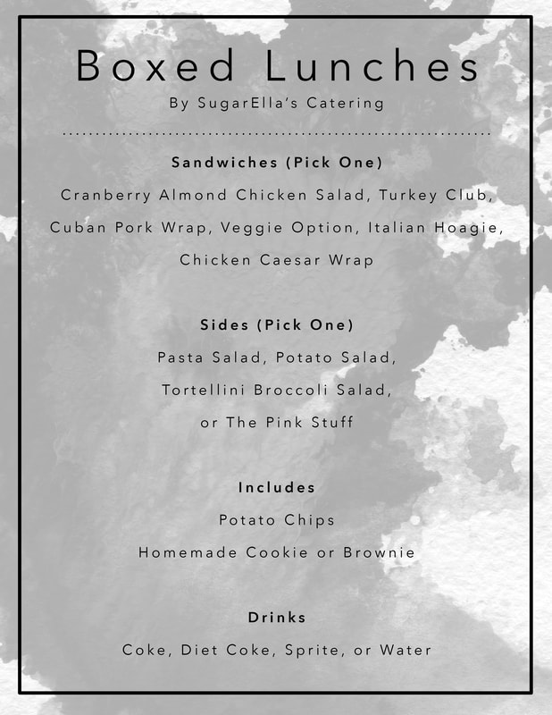 SugarElla’s Catering Menu