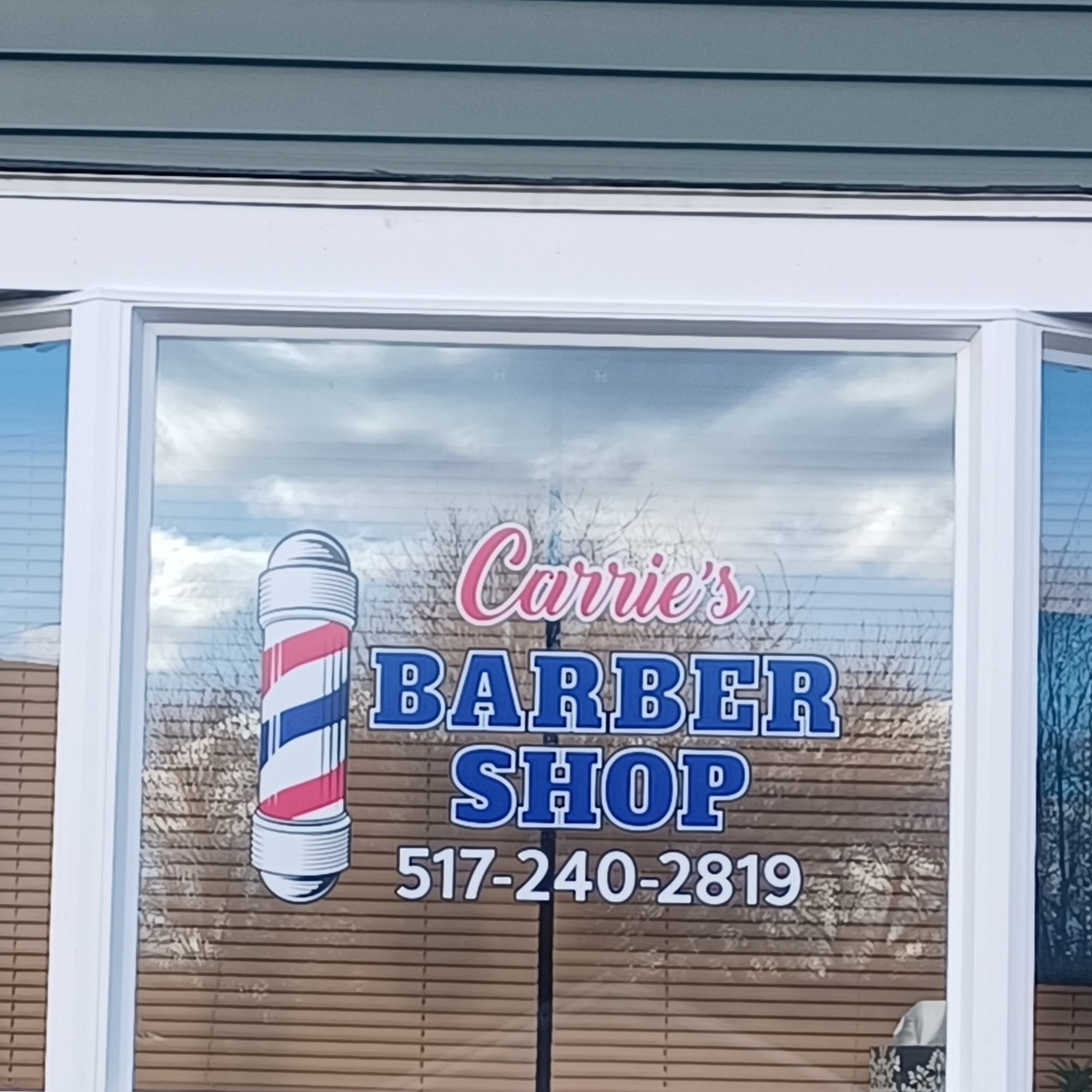 Carrie's Barber Shop 5540 Oak St, Onondaga Michigan 49264