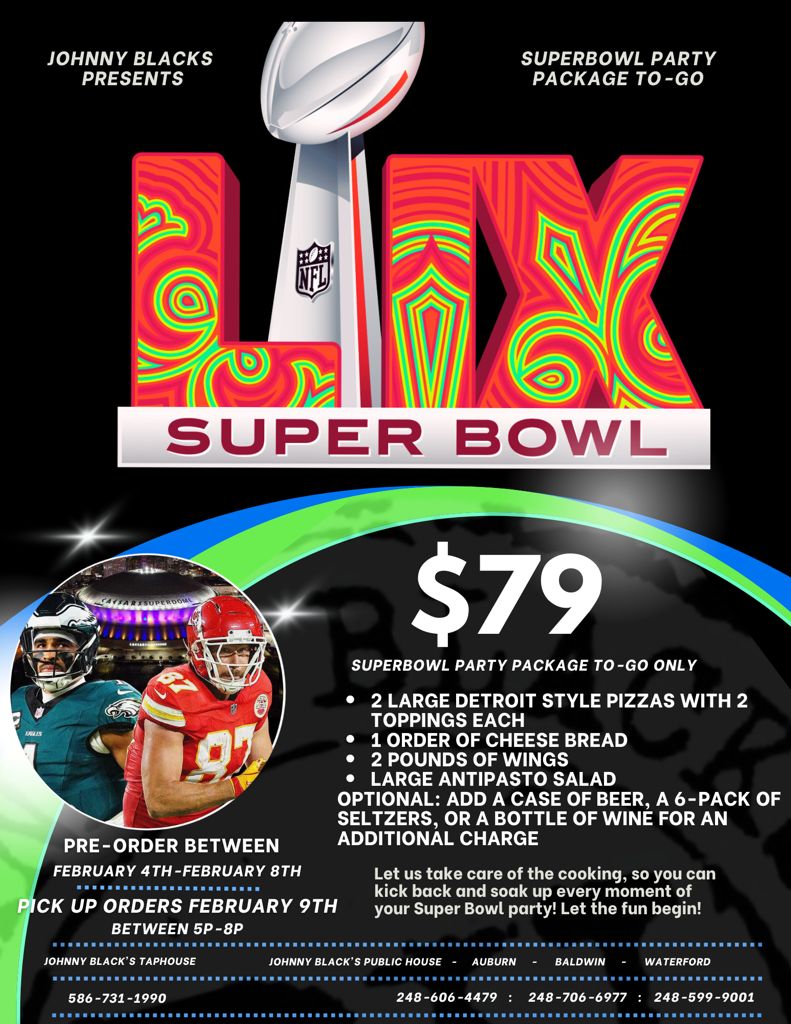 Prohibition Pizza Menu