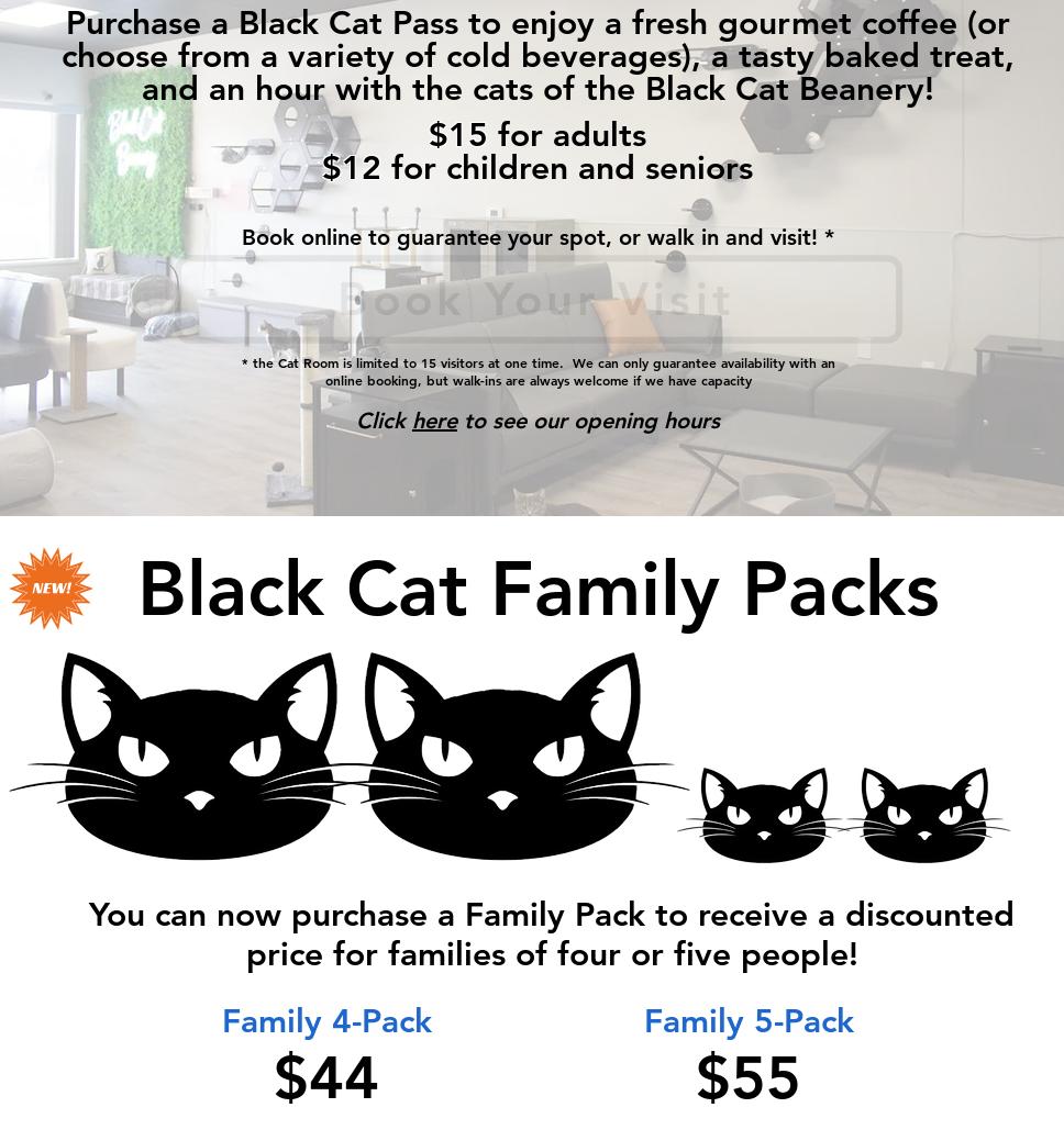 Black Cat Beanery Menu